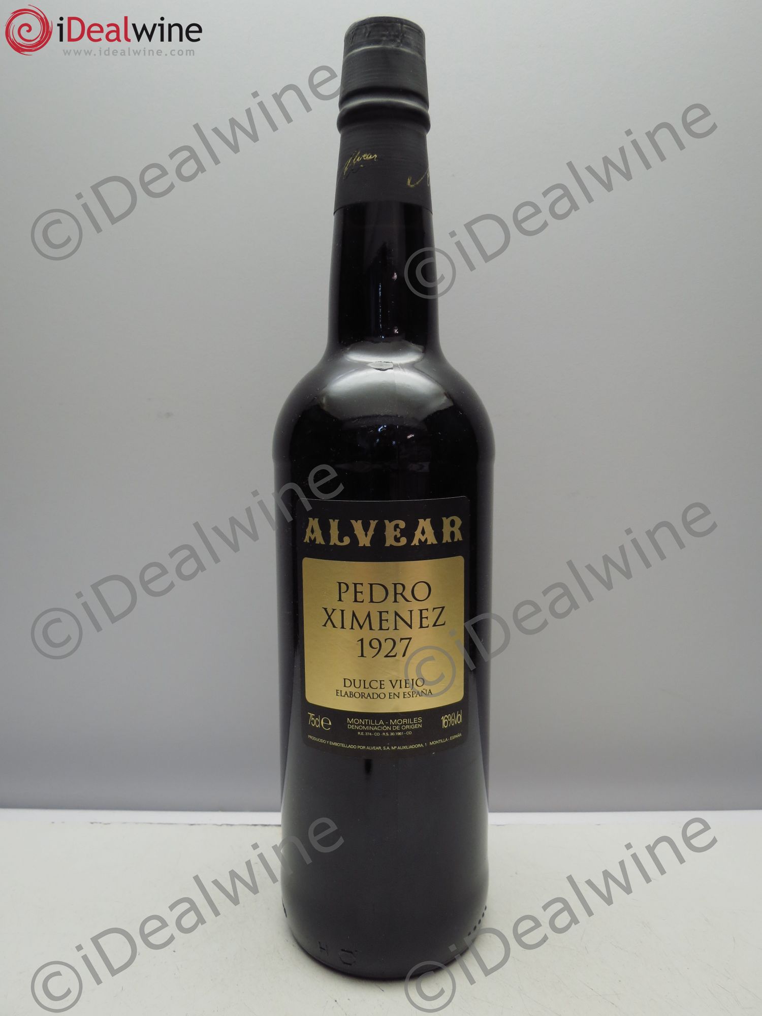 Espagne Montilla-Moriles Alvear Pedro Gimenez 1927 - Posten von 1 Flasche - 0