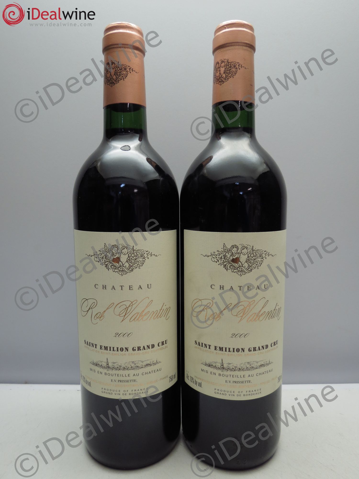 Château Rol Valentin Grand Cru Classé 2000 - Lot de 2 bouteilles - 0