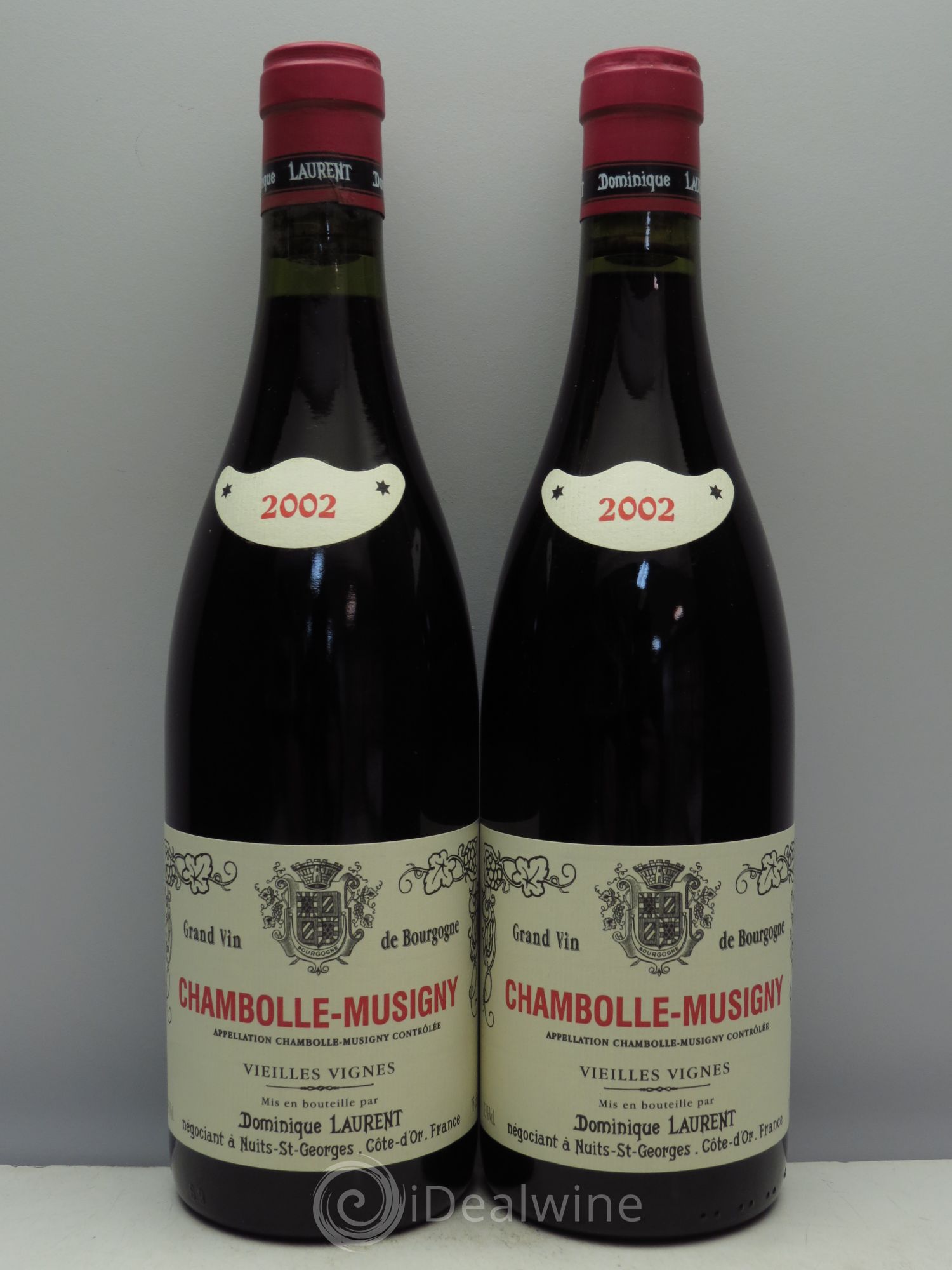 Chambolle-Musigny Vieilles Vignes - Dominique Laurent 2002 - Posten von 2 Flaschen - 0