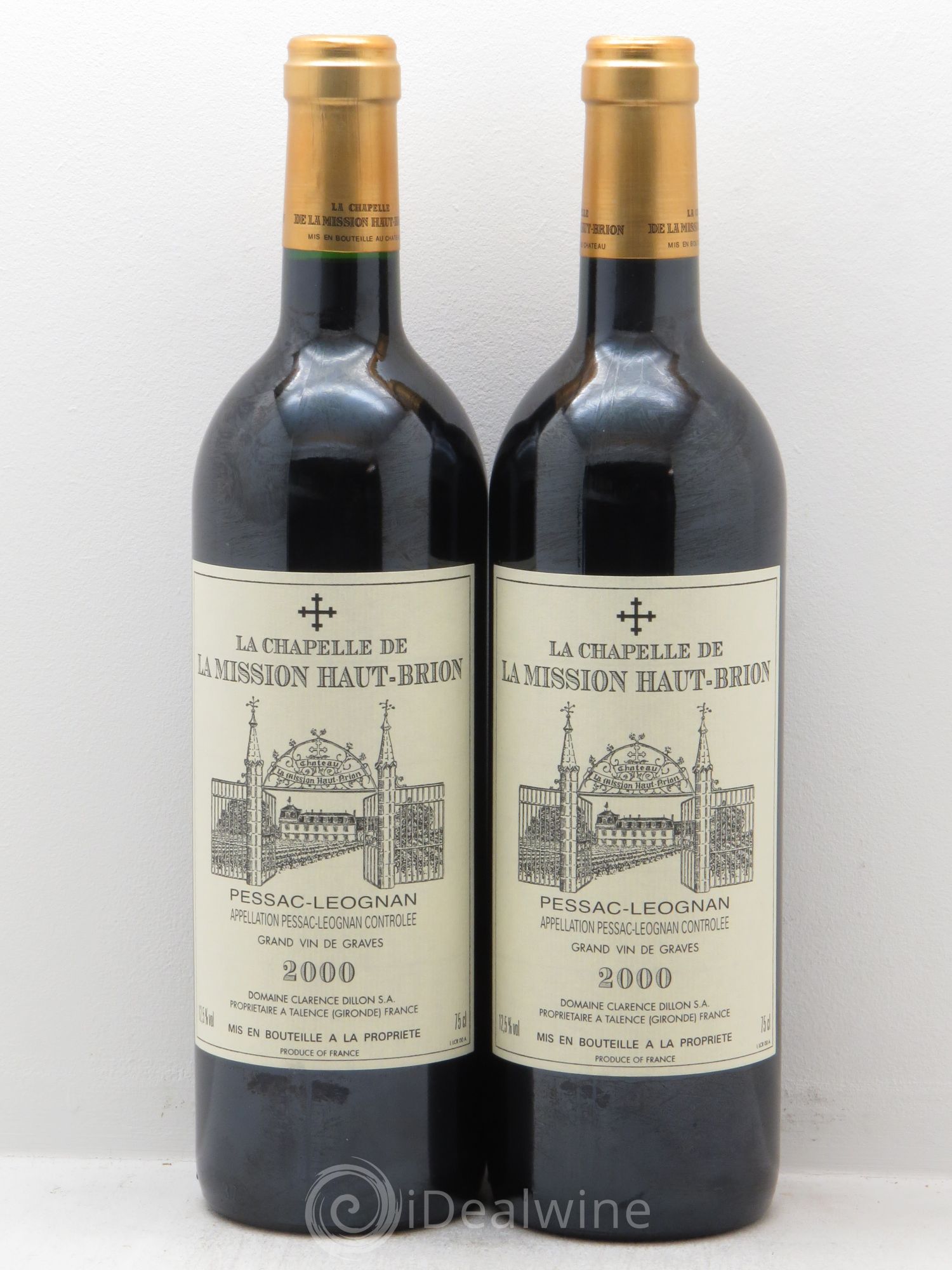 La Chapelle de La Mission Haut-Brion Second Vin 2000 - Lot de 2 bouteilles - 0