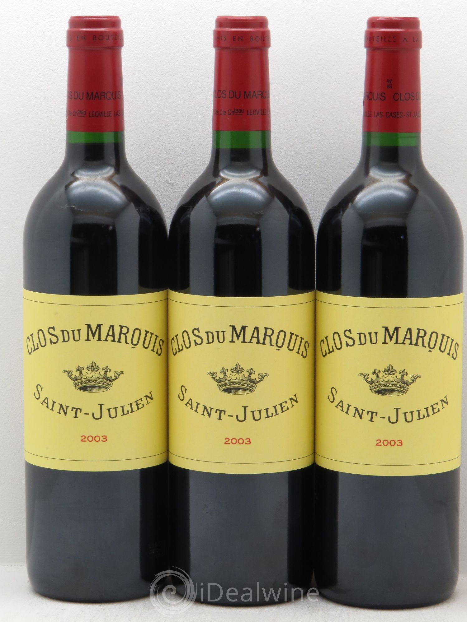 Clos du Marquis 2003 - Lot de 3 bouteilles - 0