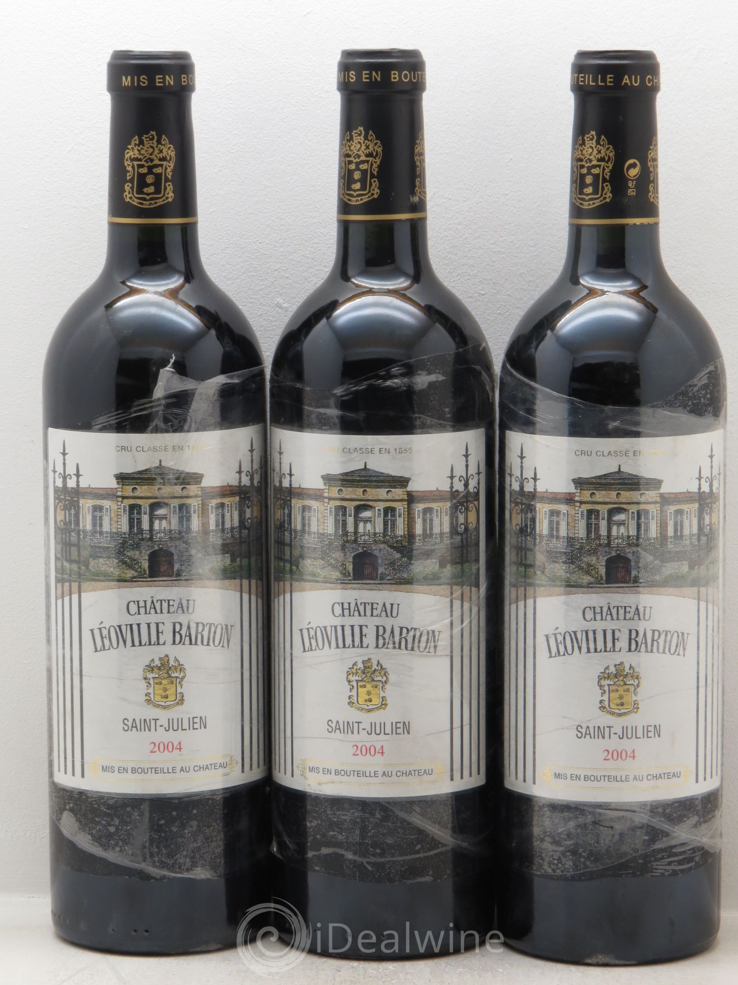 Château Léoville Barton 2ème Grand Cru Classé 2004 - Lot de 3 bouteilles - 0