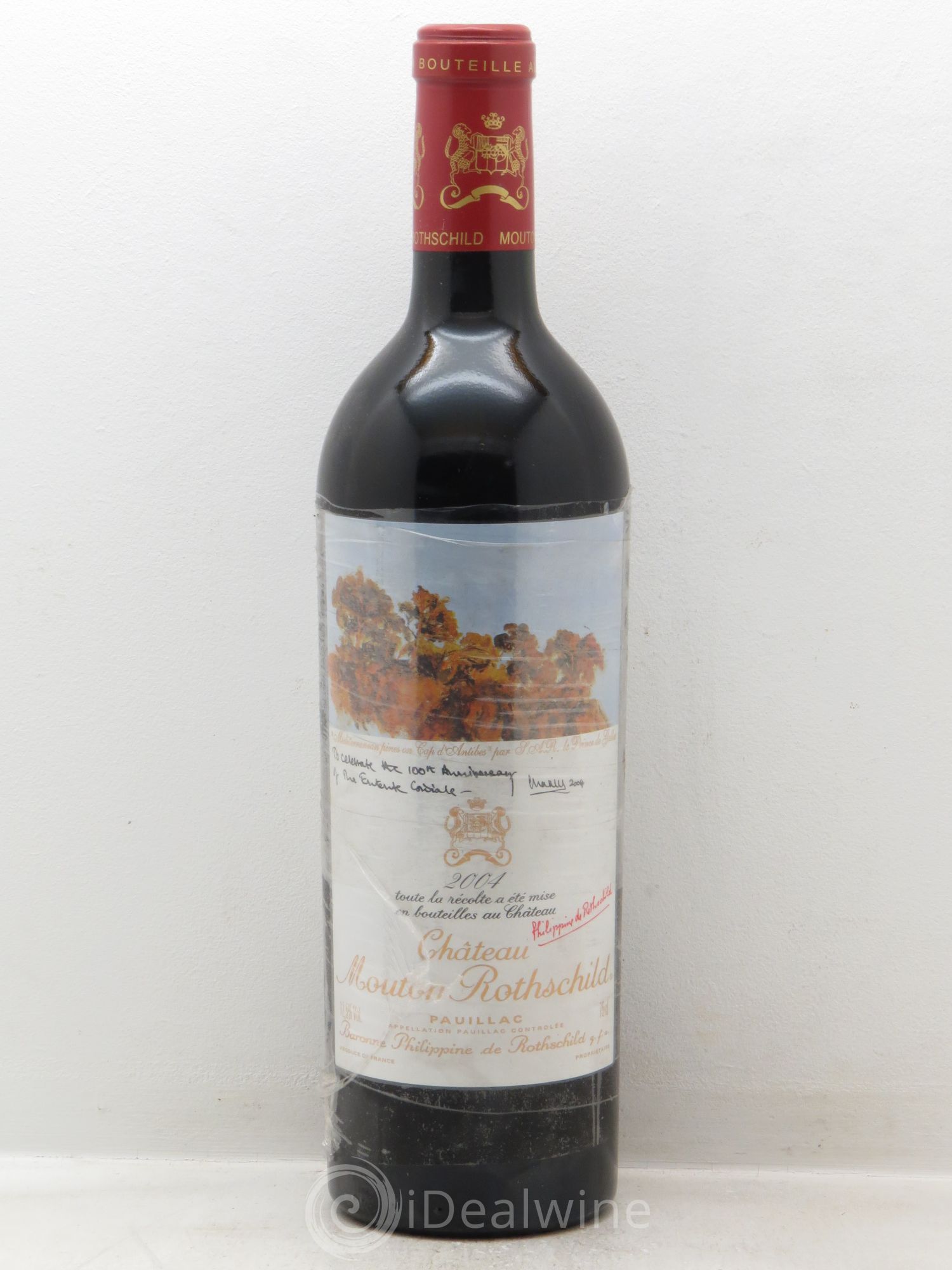 Château Mouton Rothschild 1er Grand Cru Classé 2004 - Lot de 1 bouteille - 0