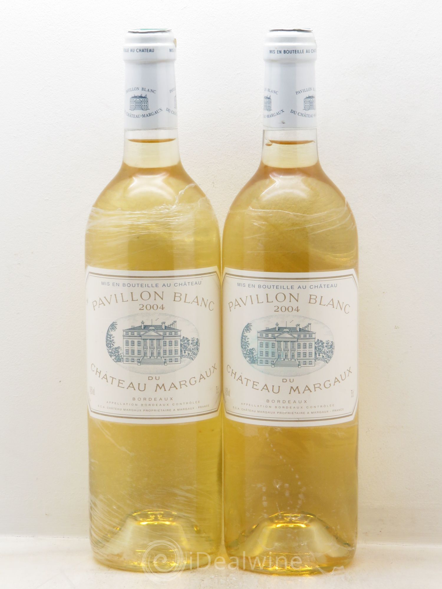 Pavillon Blanc du Château Margaux 2004 - Lot de 2 bouteilles - 0
