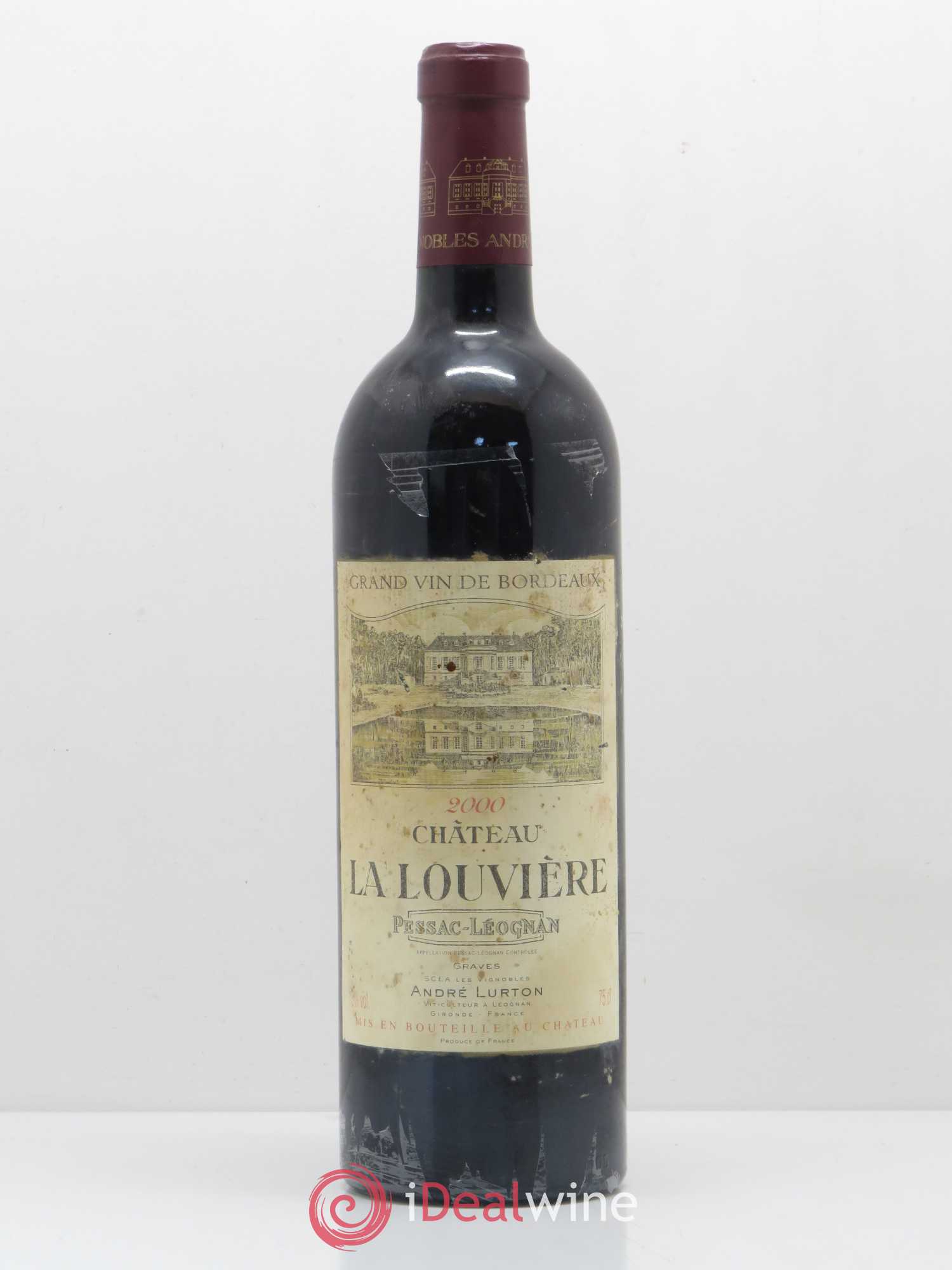 Château la Louvière 2000 - Lot de 1 bouteille - 0