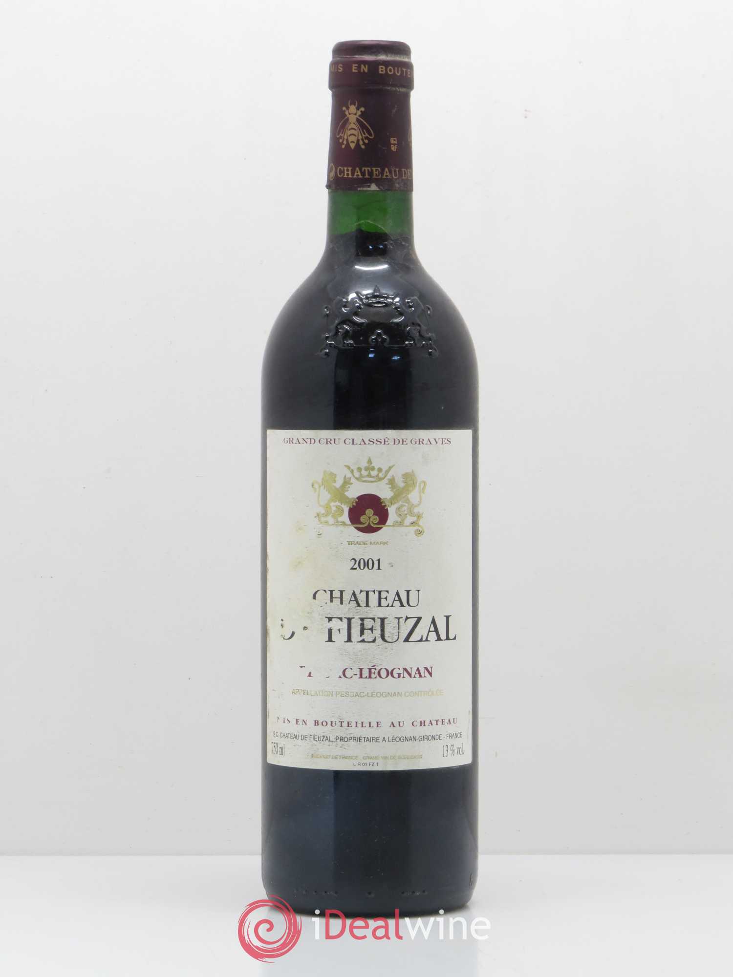 Château de Fieuzal Cru Classé de Graves 2001 - Lot de 1 bouteille - 0