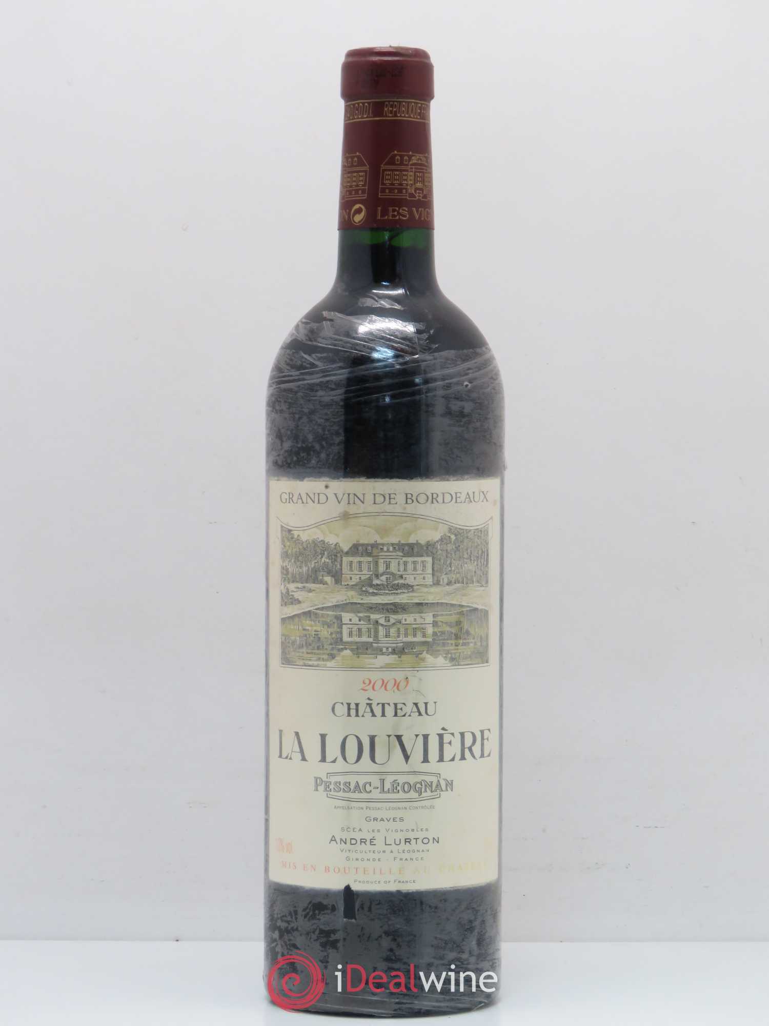 Château la Louvière 2000 - Lot de 1 bouteille - 0