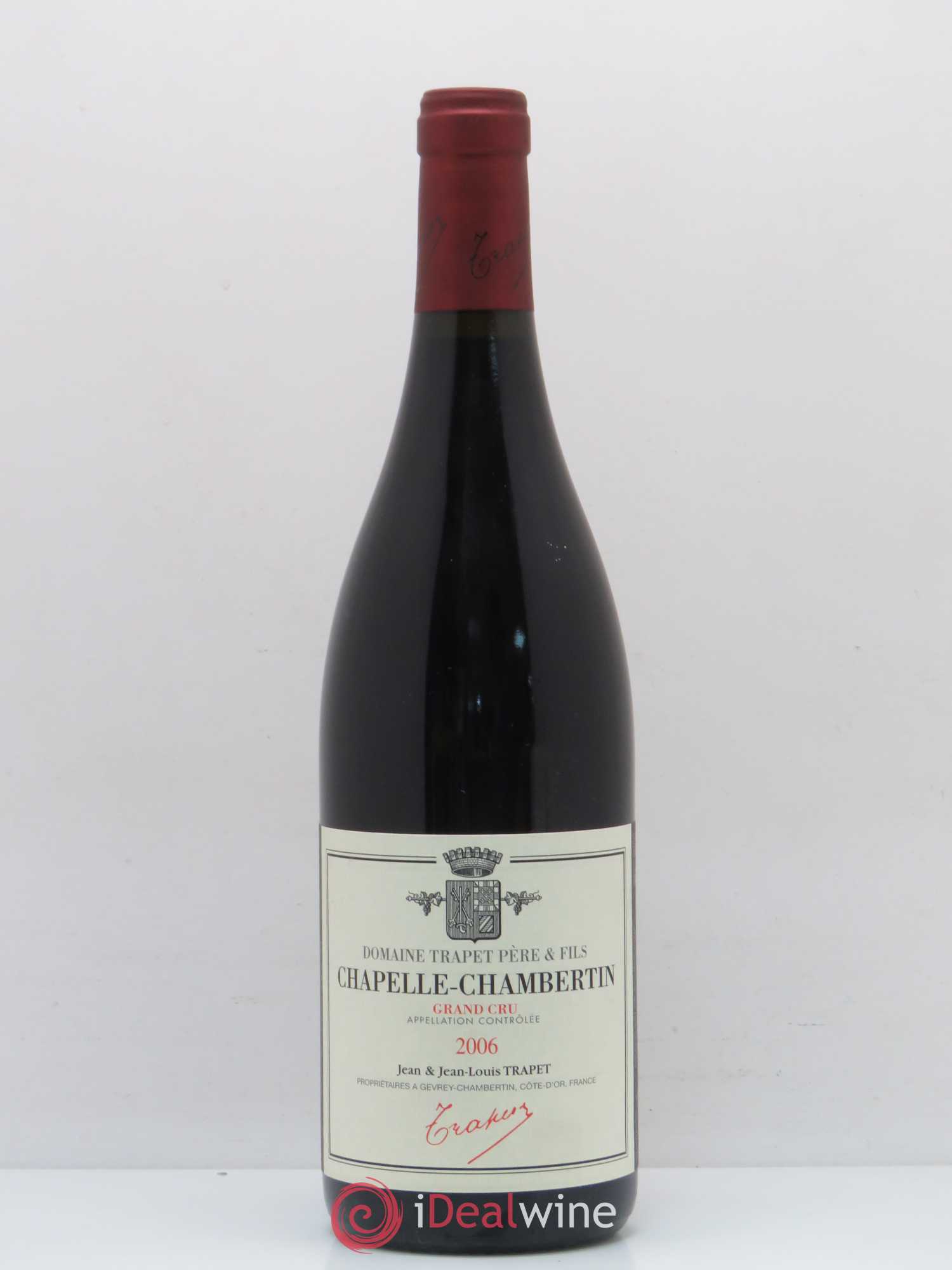 Chapelle-Chambertin Grand Cru Domaine Trapet 2006 - Lot de 1 bouteille - 0