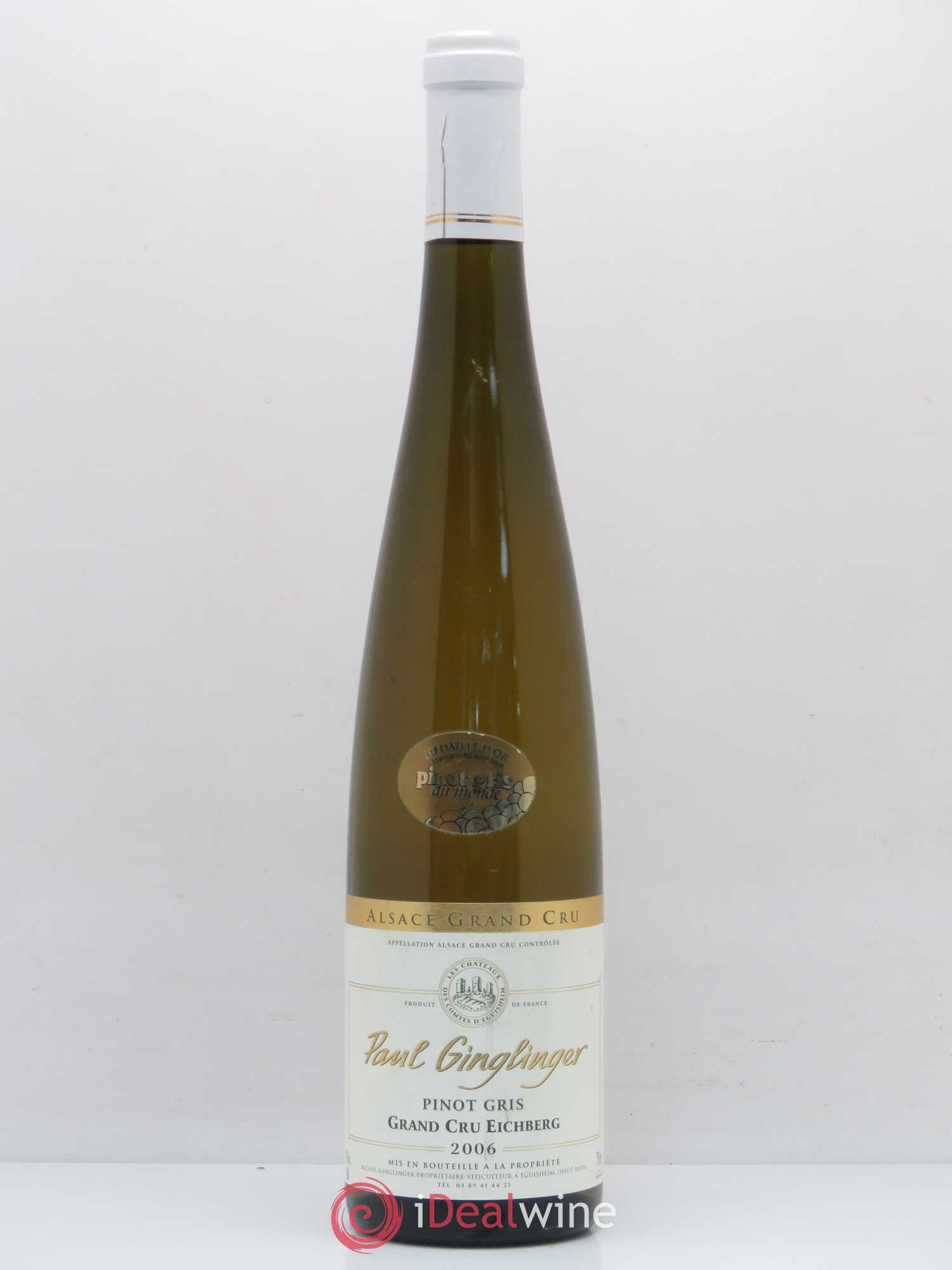 Pinot Gris Grand Cru Eichberg Paul Ginglinger 2006 - Posten von 1 Flasche - 0