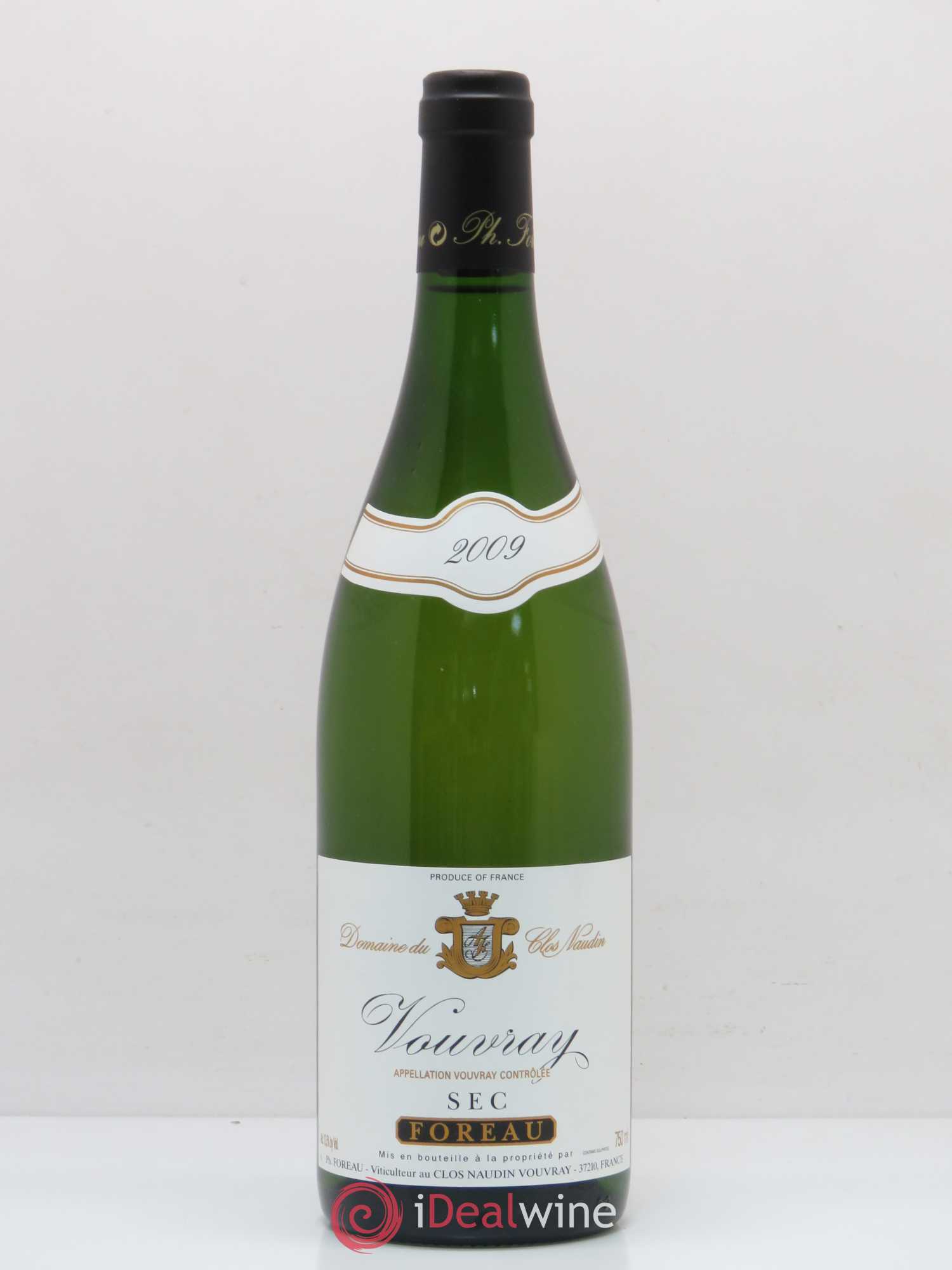 Vouvray Sec Clos Naudin - Philippe Foreau 2009 - Lot de 1 bouteille - 0
