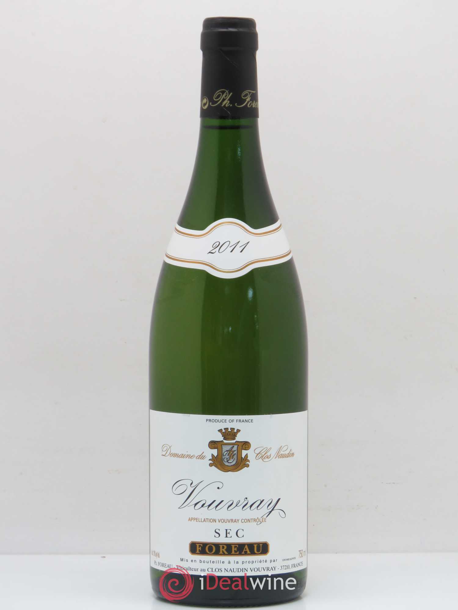 Vouvray Sec Clos Naudin - Philippe Foreau 2011 - Lot de 1 bouteille - 0