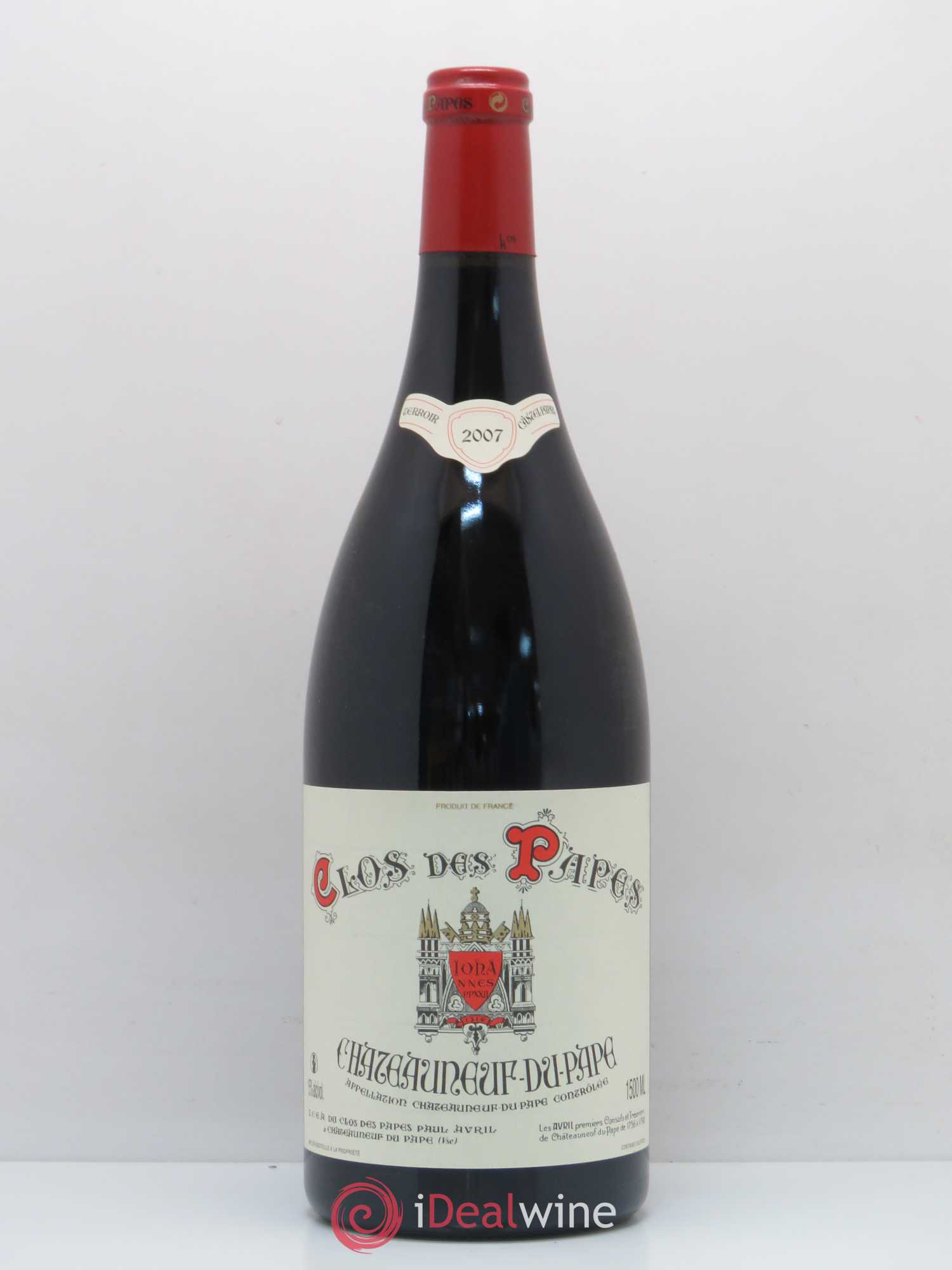 Châteauneuf-du-Pape Clos des Papes - Paul Avril 2007 - Lot de 1 magnum - 0