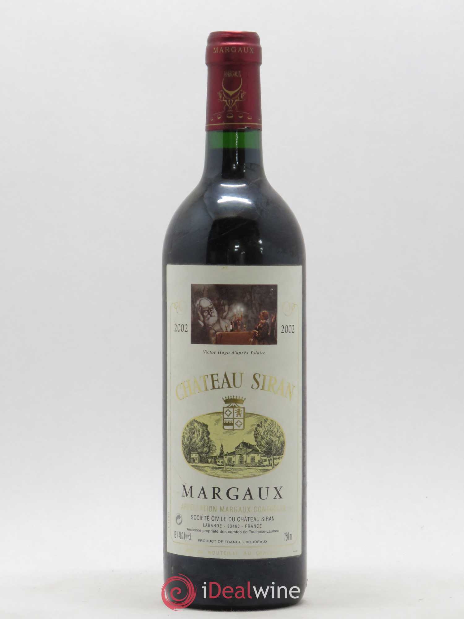 Château Siran 2002 - Lot de 1 bouteille - 0