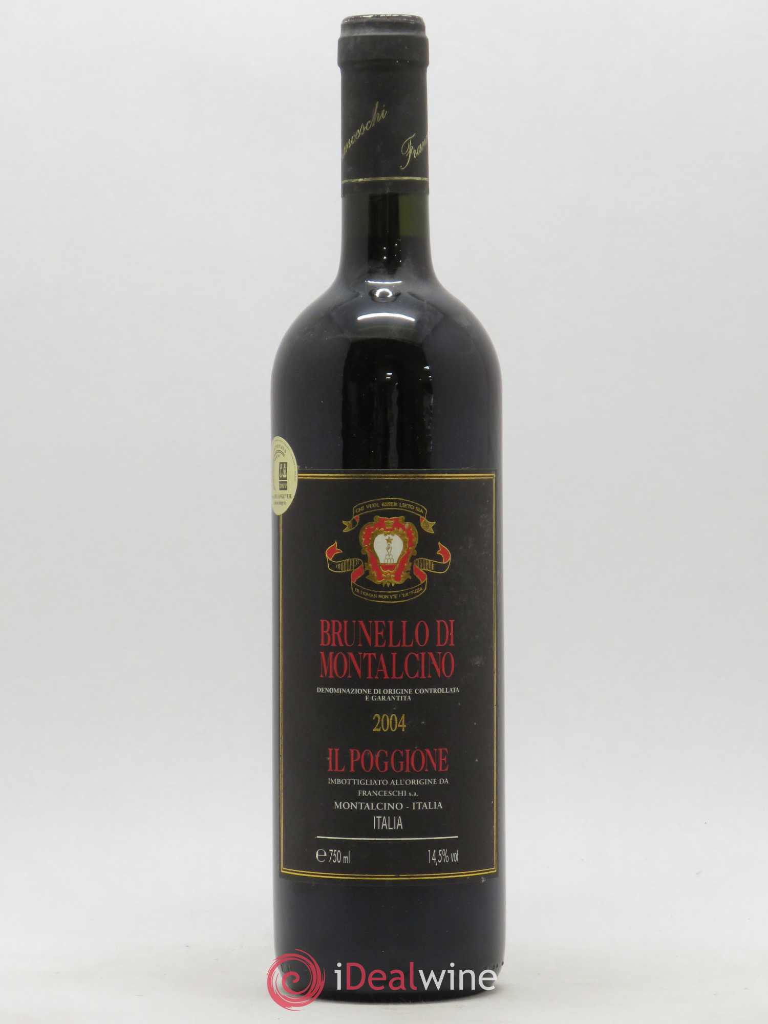 Brunello di Montalcino DOCG Il Poggione Lavinio Franceschi 2004 - Lot de 1 bouteille - 0