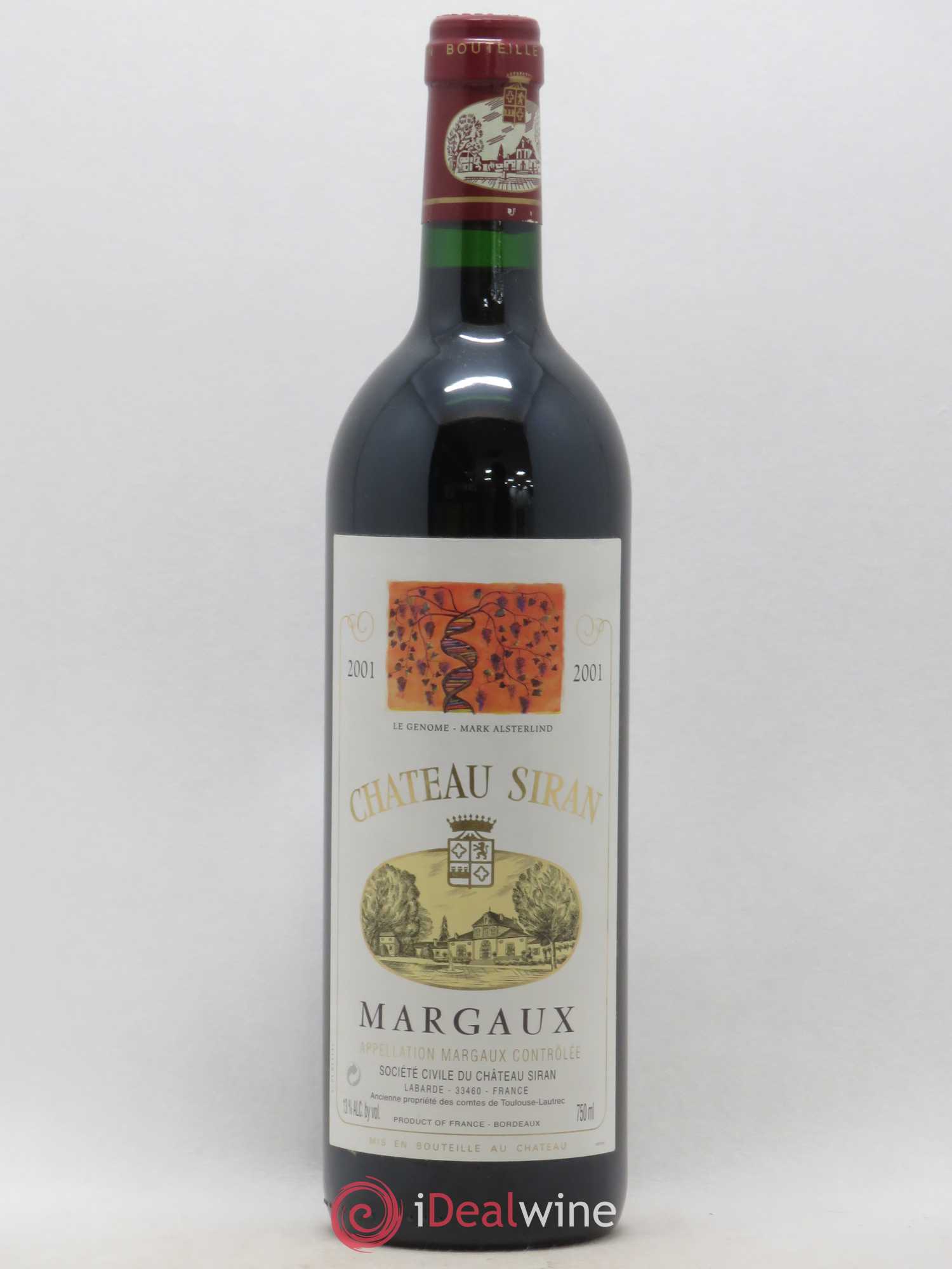 Château Siran 2001 - Lot de 1 bouteille - 0