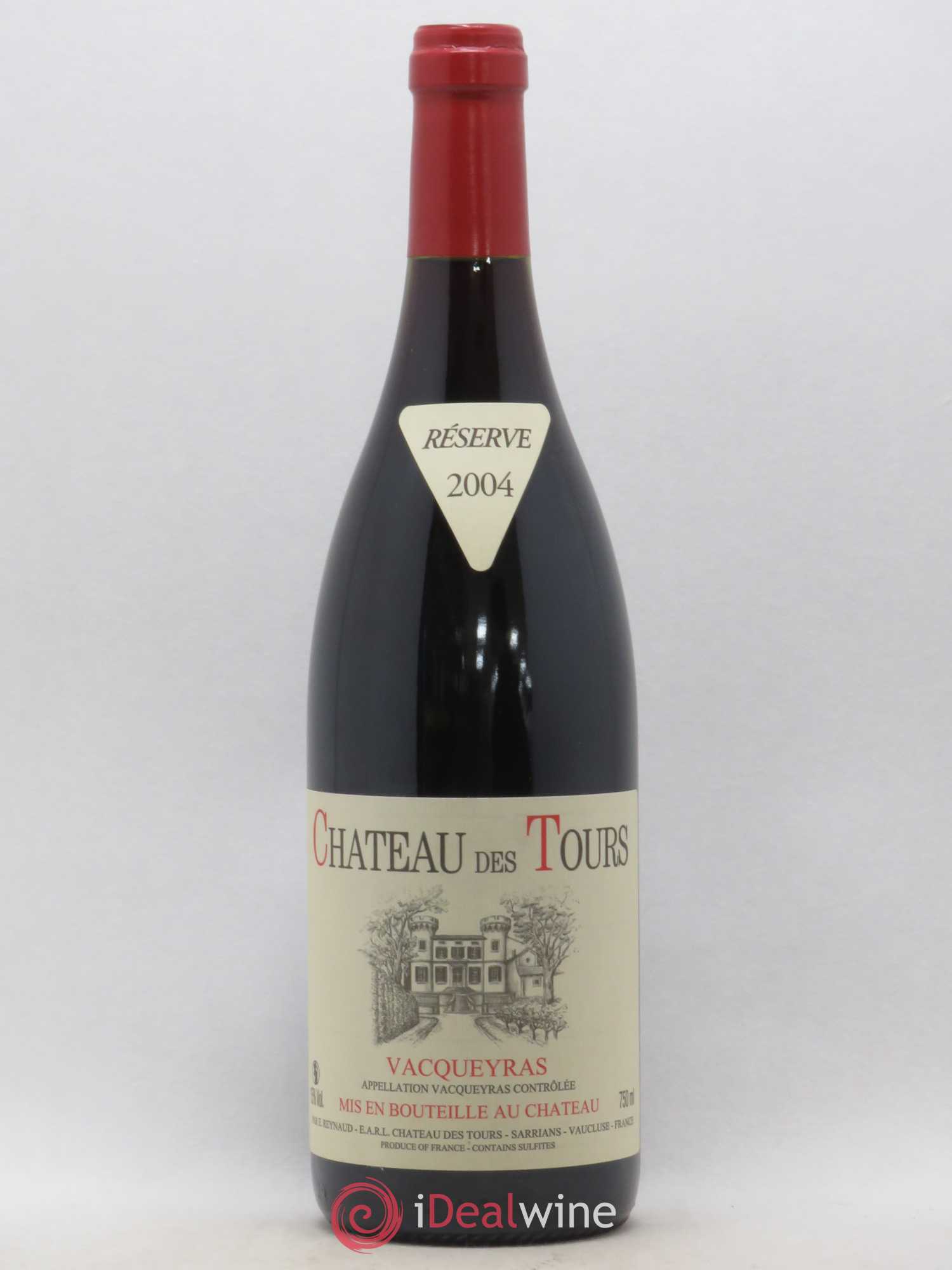 Vacqueyras Château des Tours Emmanuel Reynaud 2004 - Lot de 1 bouteille - 0