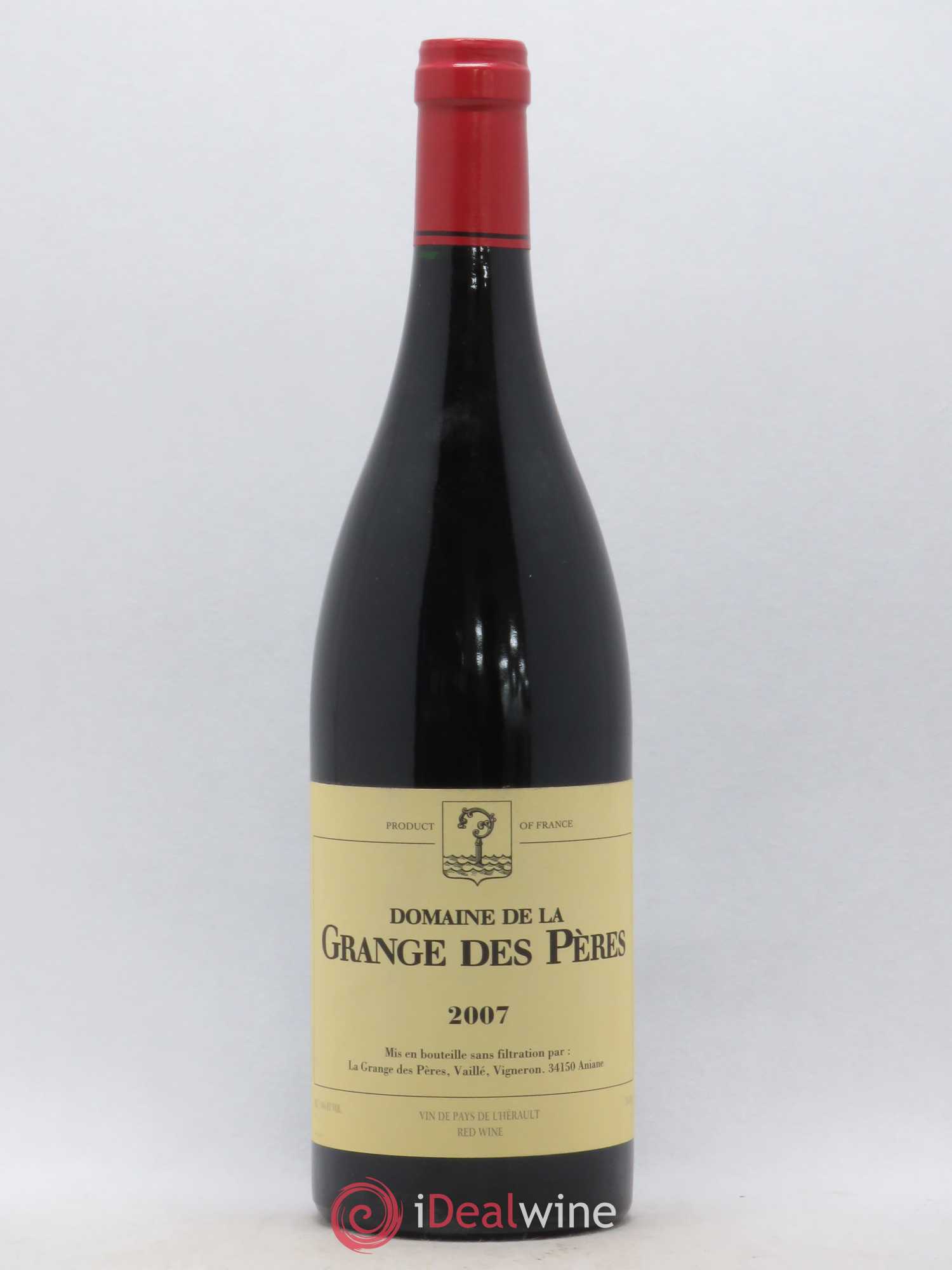 Pays d'Hérault Grange des Pères Laurent Vaillé 2007 - Lot de 1 bouteille - 0