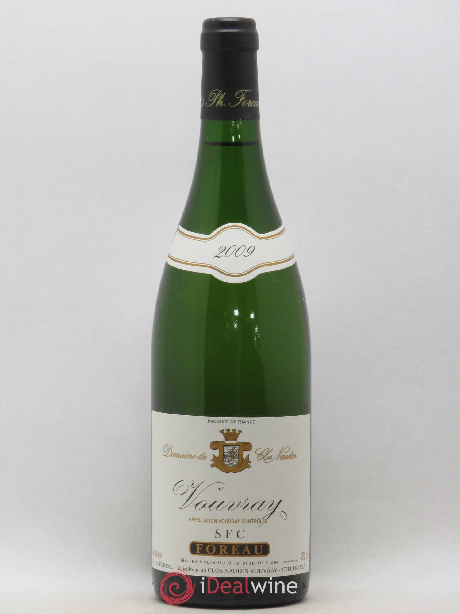 Vouvray Sec Clos Naudin - Philippe Foreau 2009 - Lot de 1 bouteille - 0
