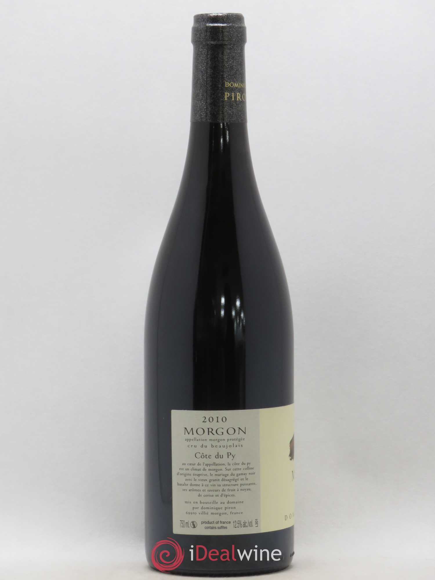 Morgon Côte du Py Dominique Piron (Domaine) 2010 - Lot de 1 bouteille - 1