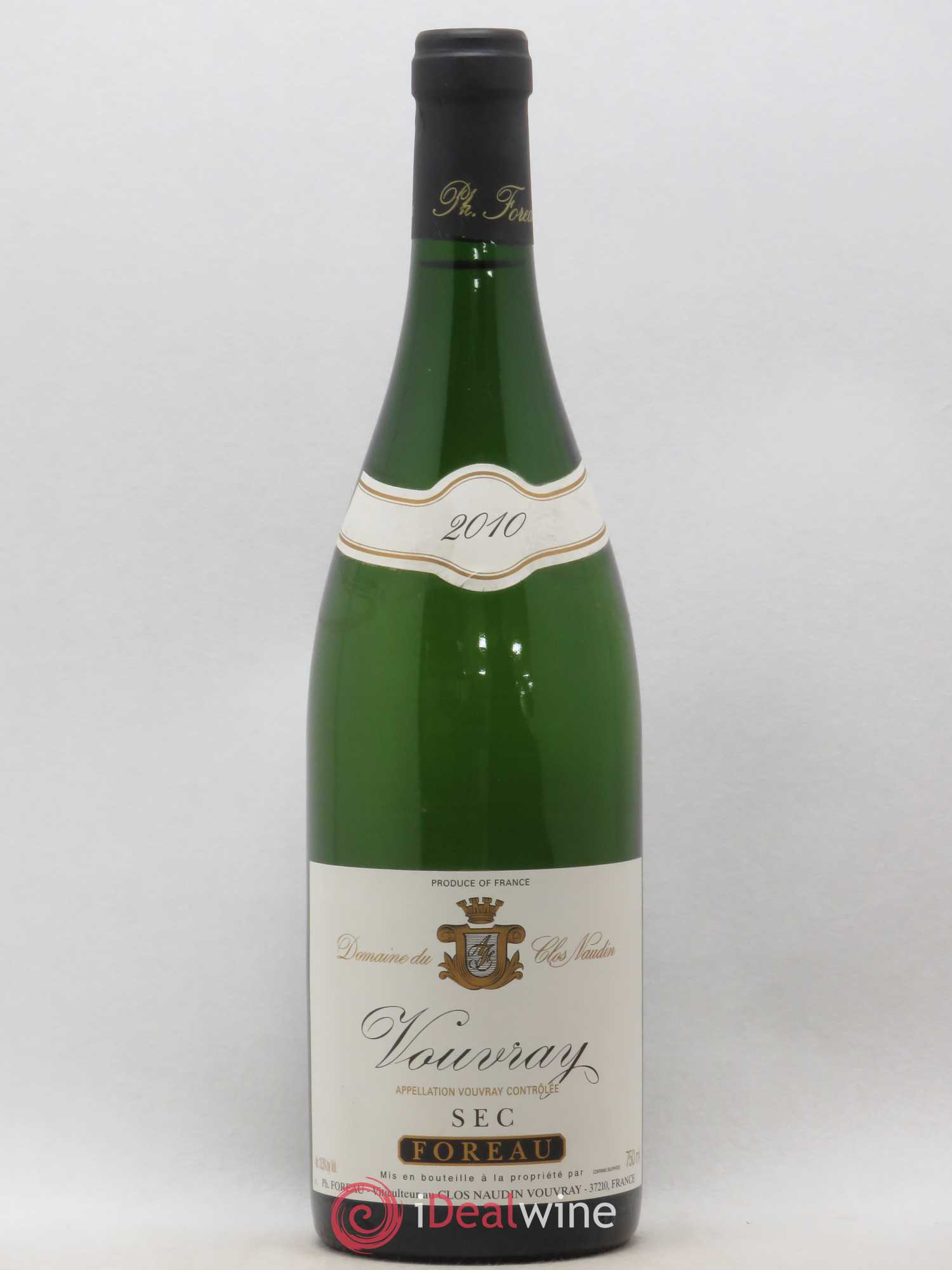 Vouvray Sec Clos Naudin - Philippe Foreau 2010 - Lot de 1 bouteille - 0