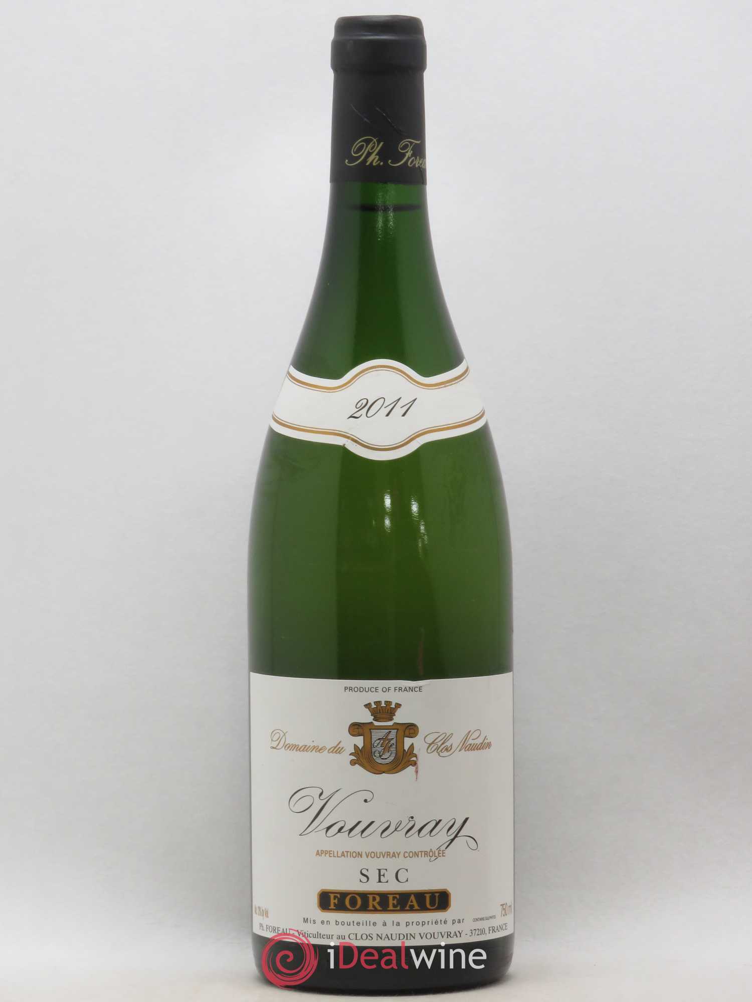 Vouvray Sec Clos Naudin - Philippe Foreau 2011 - Lot de 1 bouteille - 0