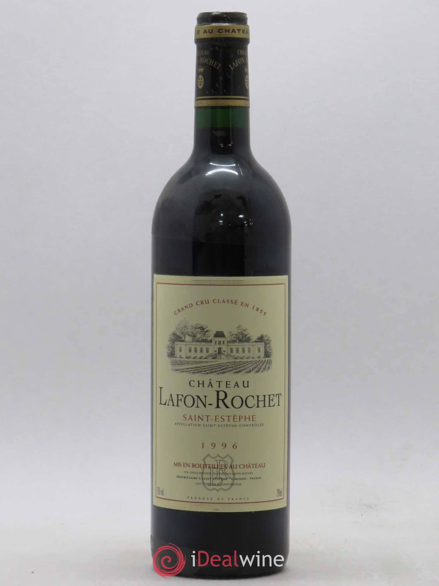 Château Lafon Rochet 4ème Grand Cru Classé 1996 - Lot de 1 bouteille - 0