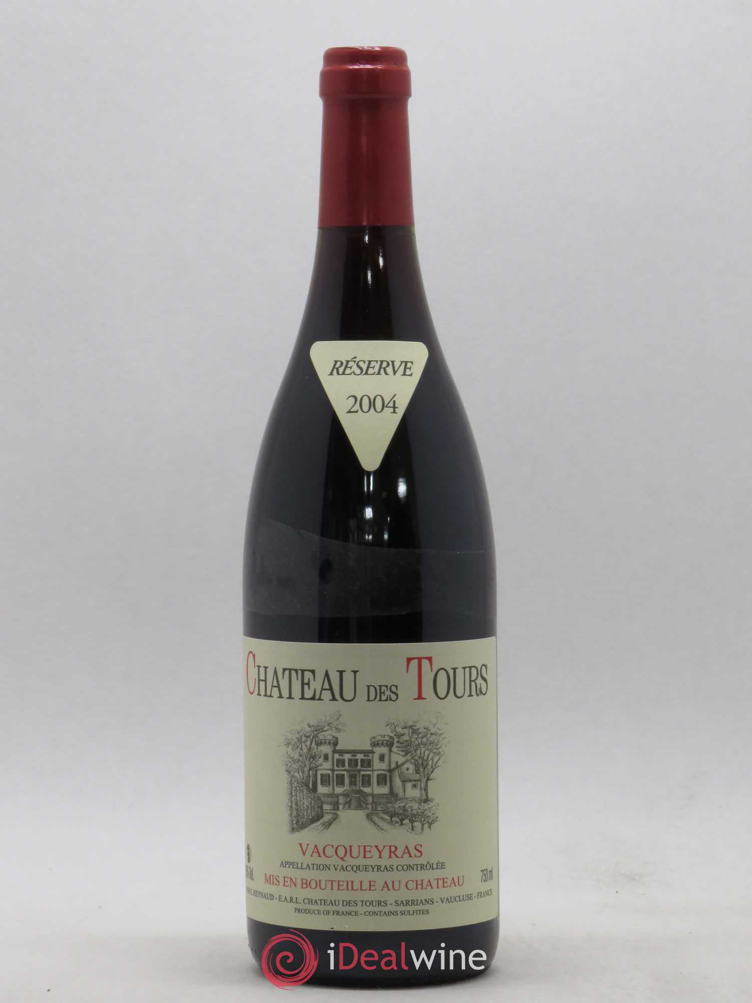 Vacqueyras Château des Tours Emmanuel Reynaud 2004 - Lot de 1 bouteille - 0
