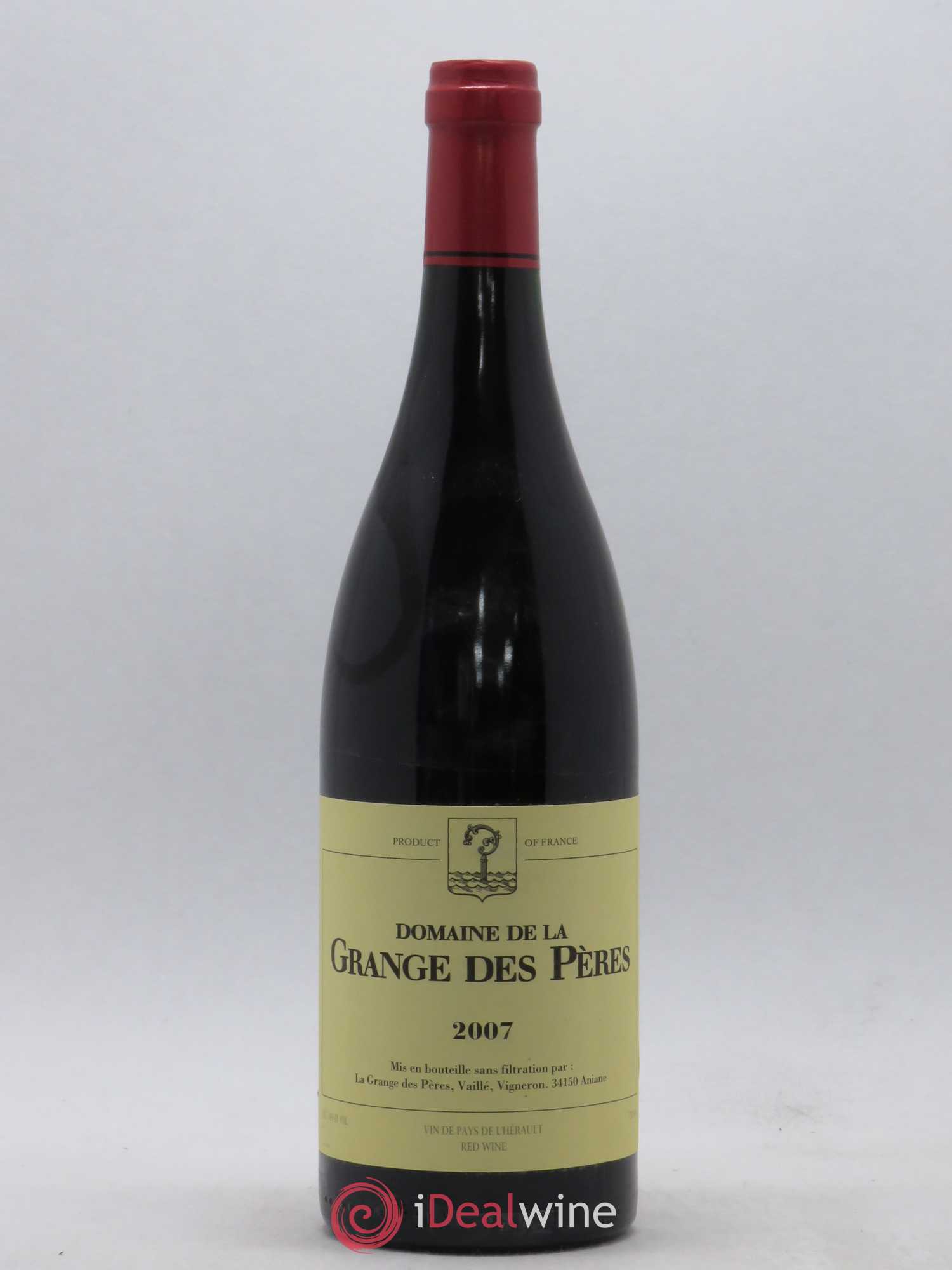 Pays d'Hérault Grange des Pères Laurent Vaillé 2007 - Lot de 1 bouteille - 0