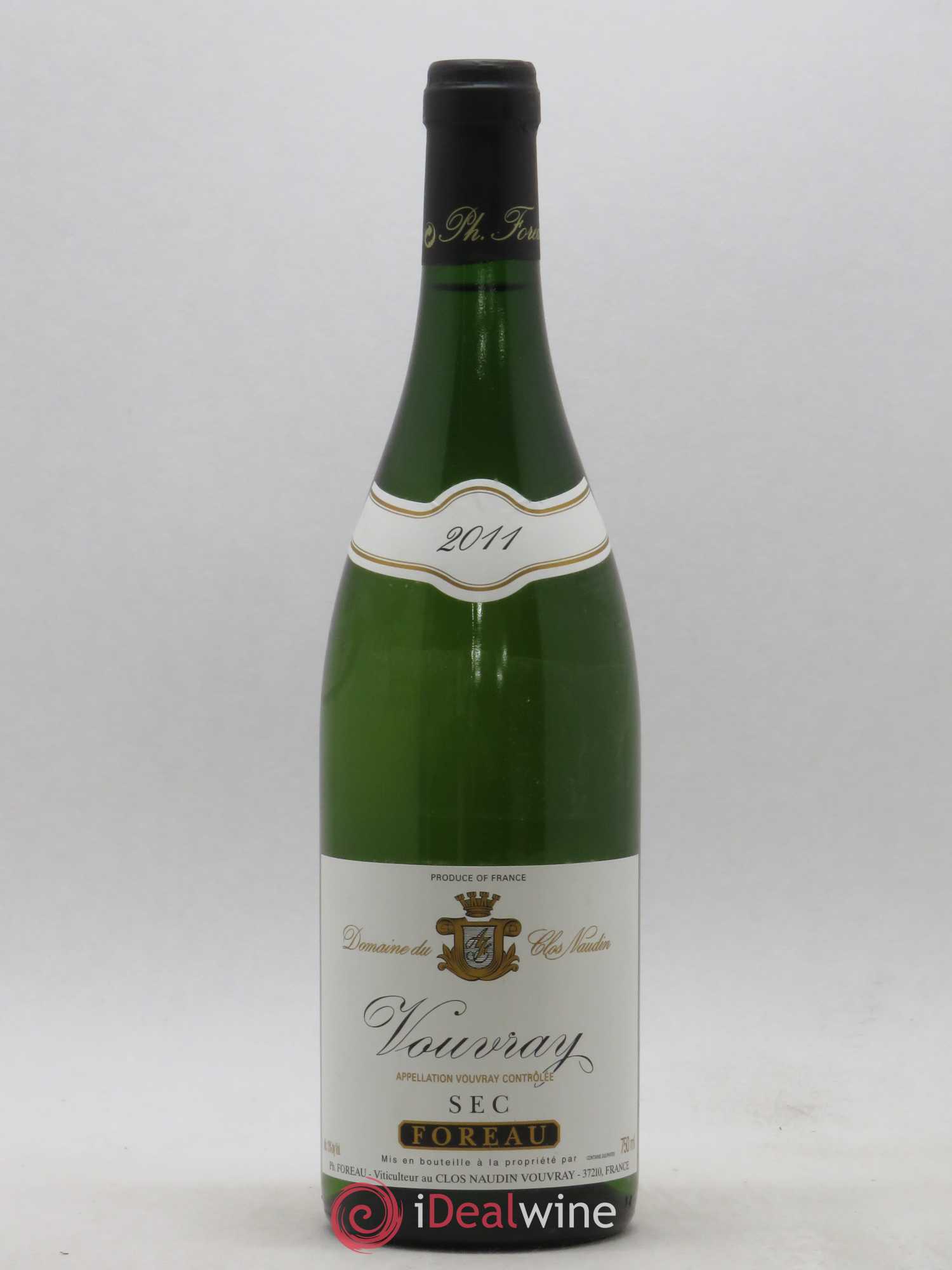 Vouvray Sec Clos Naudin - Philippe Foreau 2011 - Lot de 1 bouteille - 0