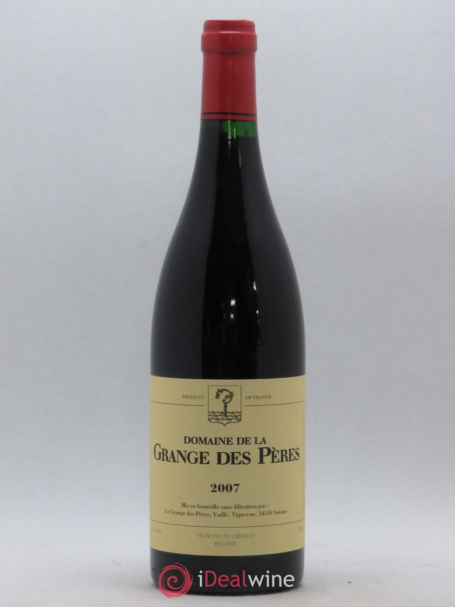 Pays d'Hérault Grange des Pères Laurent Vaillé 2007 - Lot de 1 bouteille - 0