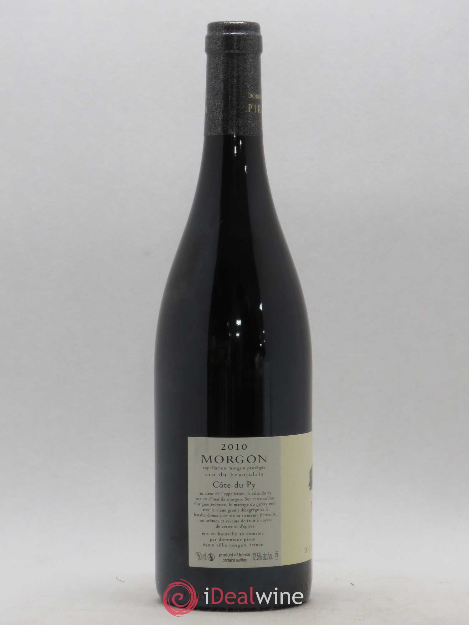 Morgon Côte du Py Dominique Piron (Domaine) 2010 - Lot de 1 bouteille - 1