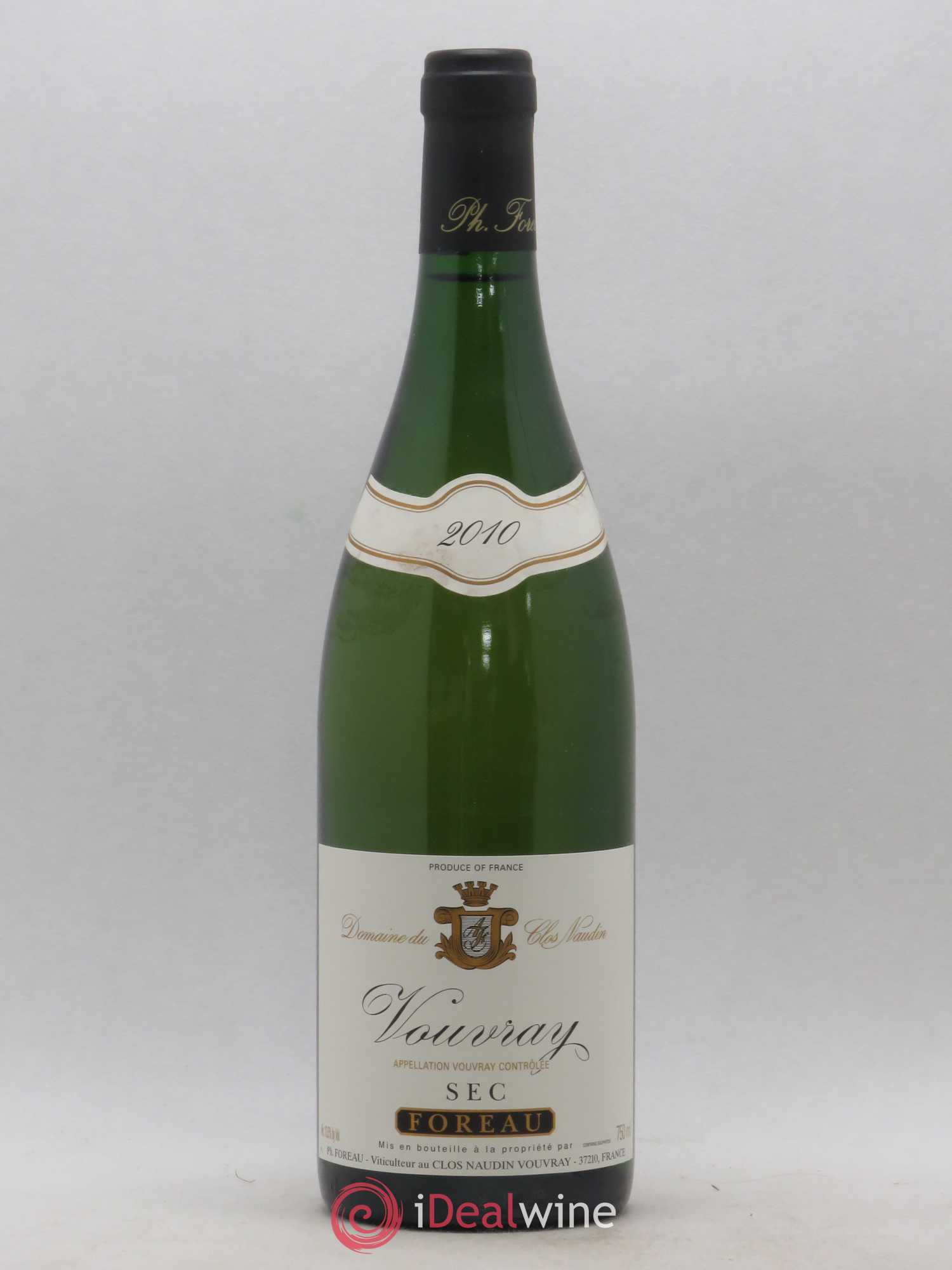 Vouvray Sec Clos Naudin - Philippe Foreau 2010 - Lot de 1 bouteille - 0