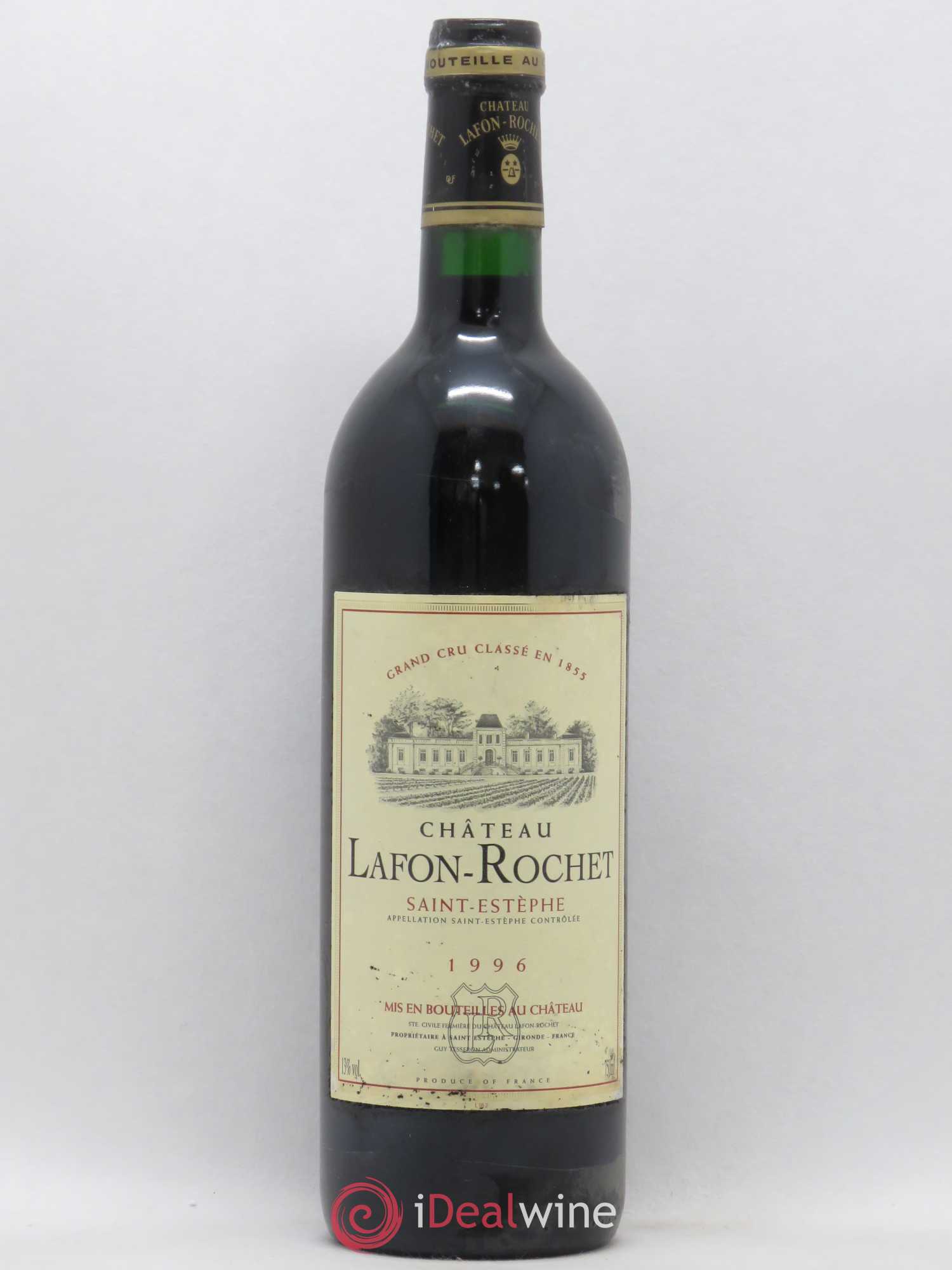 Château Lafon Rochet 4ème Grand Cru Classé 1996 - Lot de 1 bouteille - 0