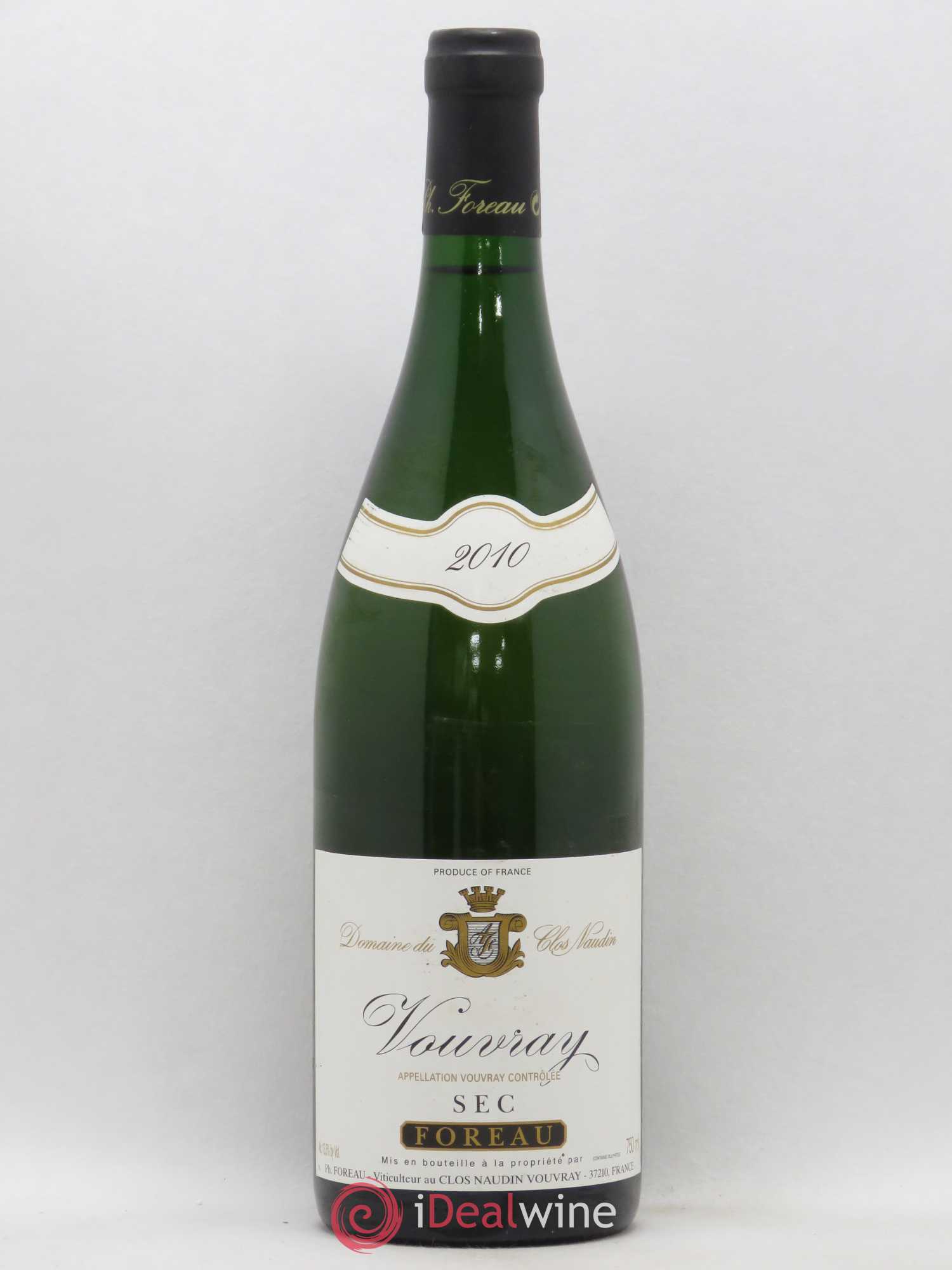 Vouvray Sec Clos Naudin - Philippe Foreau 2010 - Lot de 1 bouteille - 0