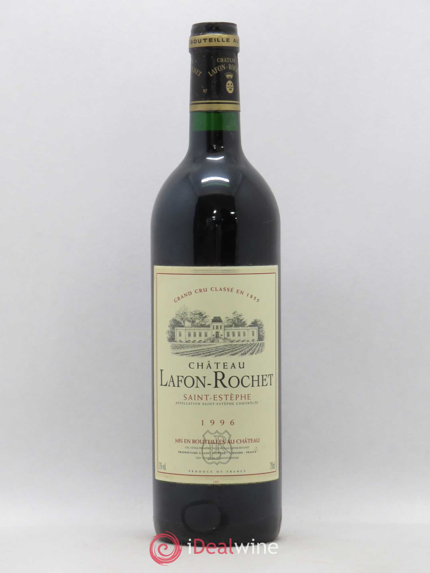 Château Lafon Rochet 4ème Grand Cru Classé 1996 - Lot de 1 bouteille - 0
