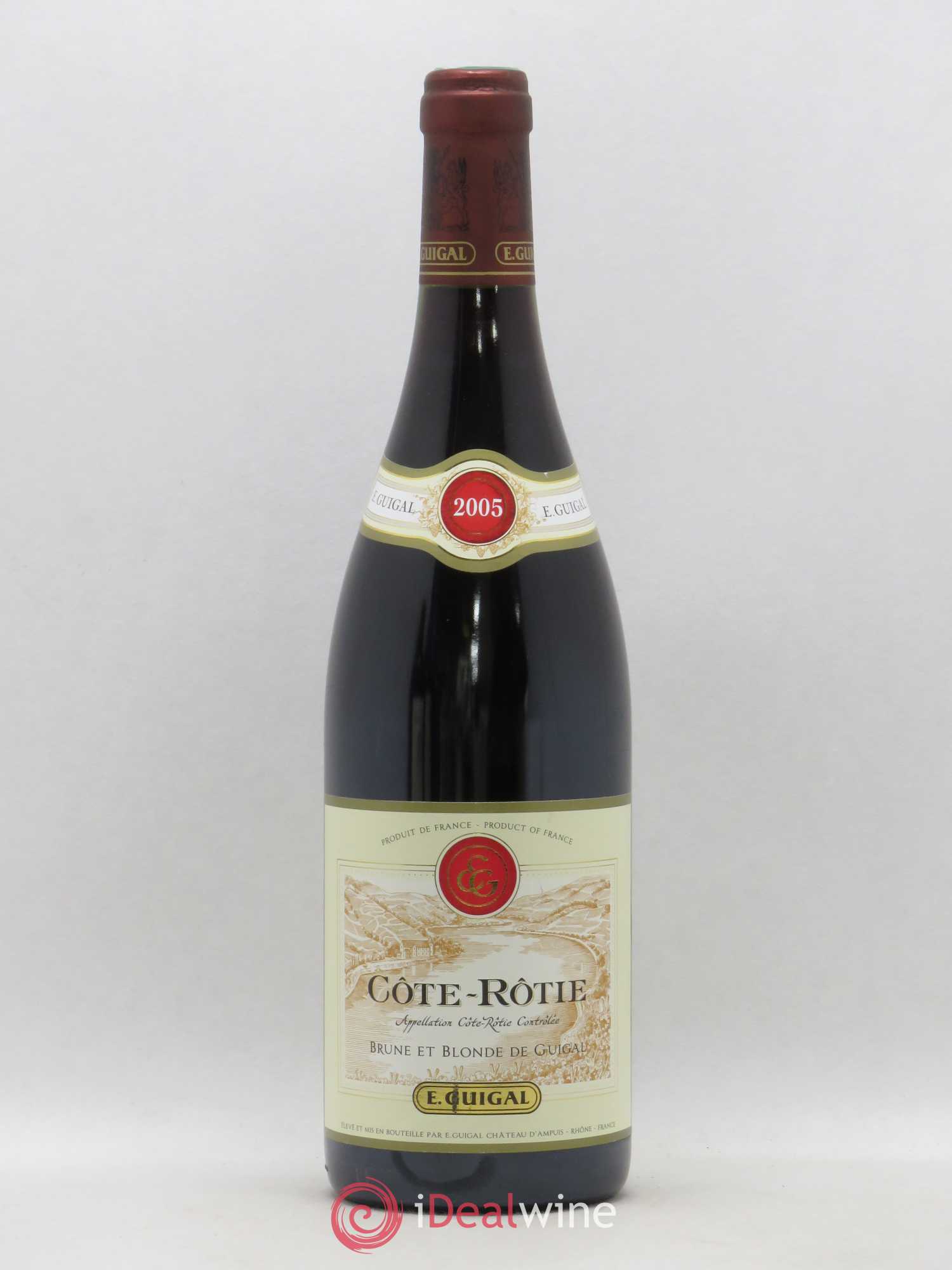 Côte-Rôtie Côtes Brune et Blonde Guigal 2005 - Lot de 1 bouteille - 0