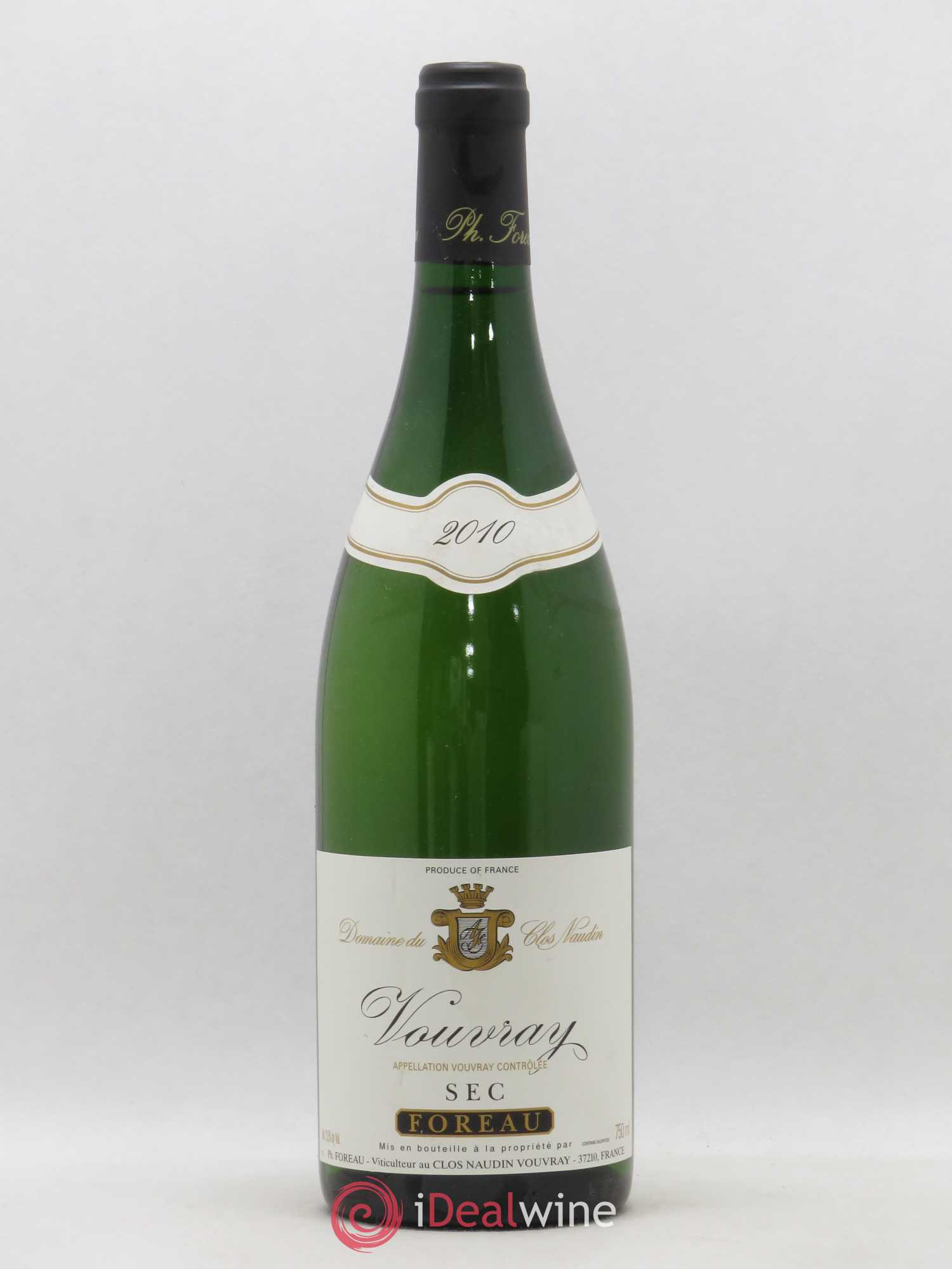 Vouvray Sec Clos Naudin - Philippe Foreau 2010 - Lot de 1 bouteille - 0