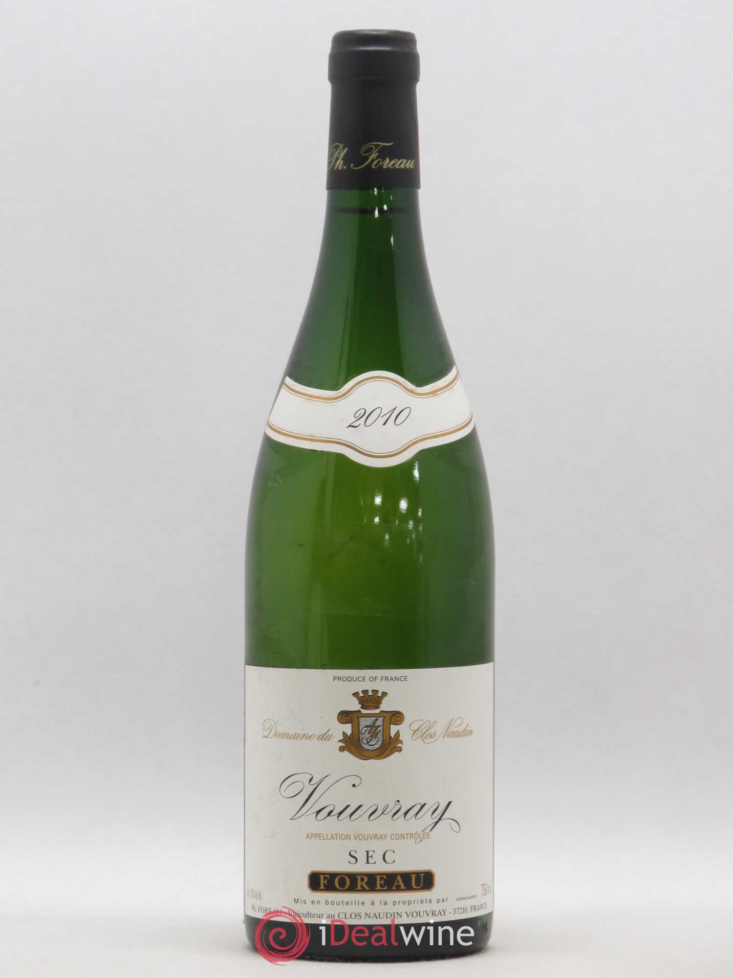 Vouvray Sec Clos Naudin - Philippe Foreau 2010 - Lot de 1 bouteille - 0