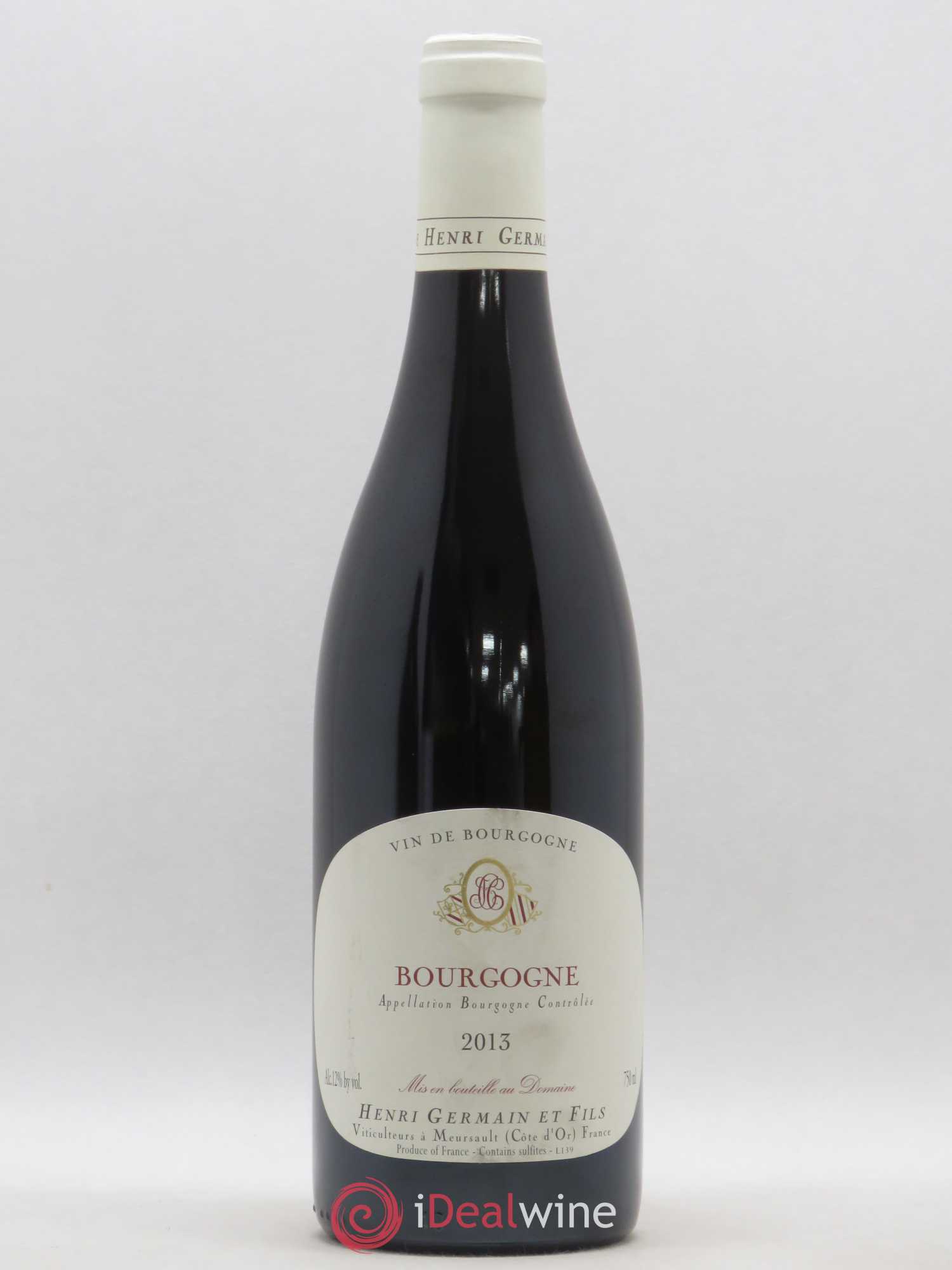 Bourgogne Henri Germain 2013 - Lot de 1 bouteille - 0