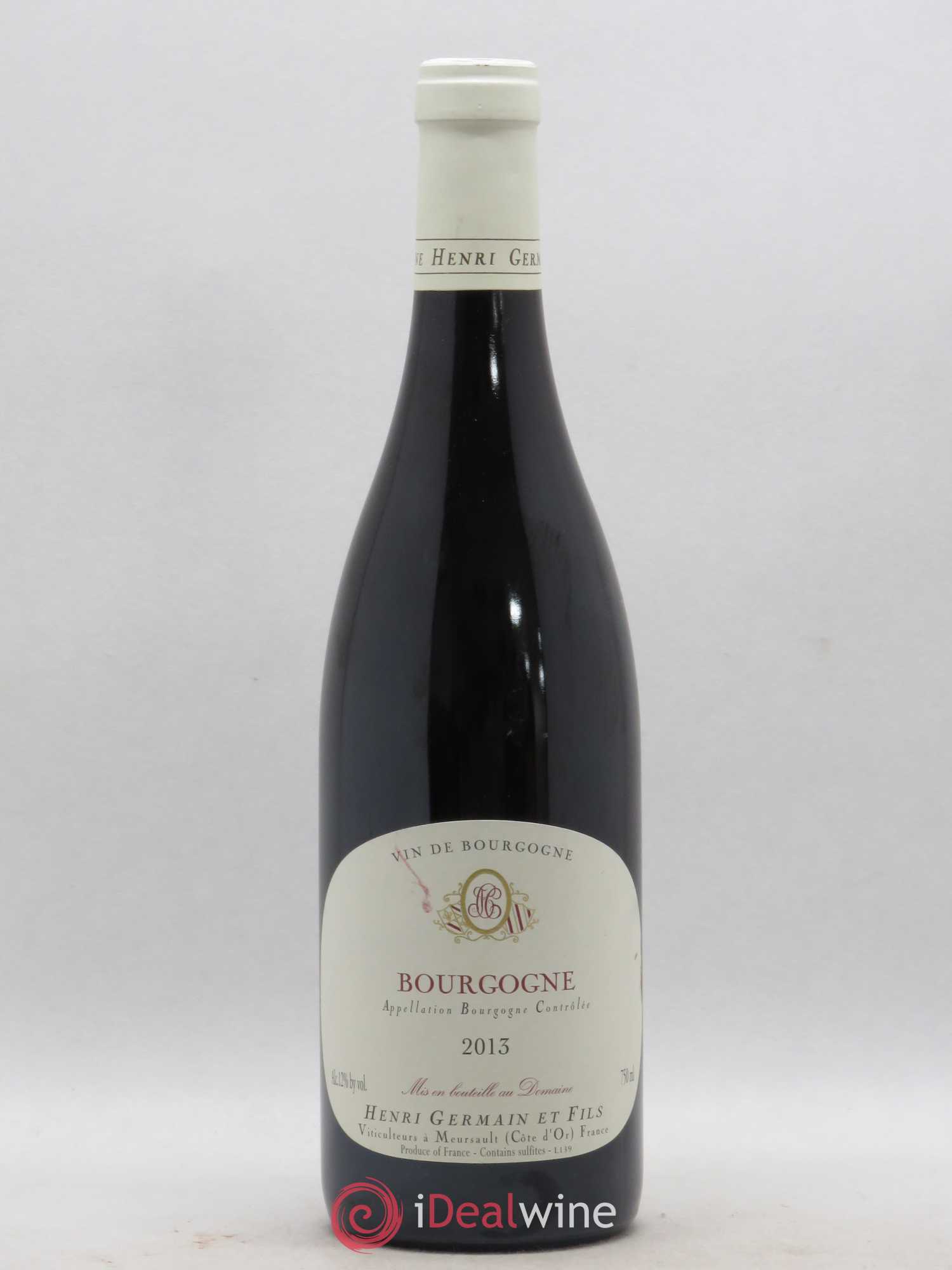 Bourgogne Henri Germain (sans prix de réserve) 2013 - Posten von 1 Flasche - 0