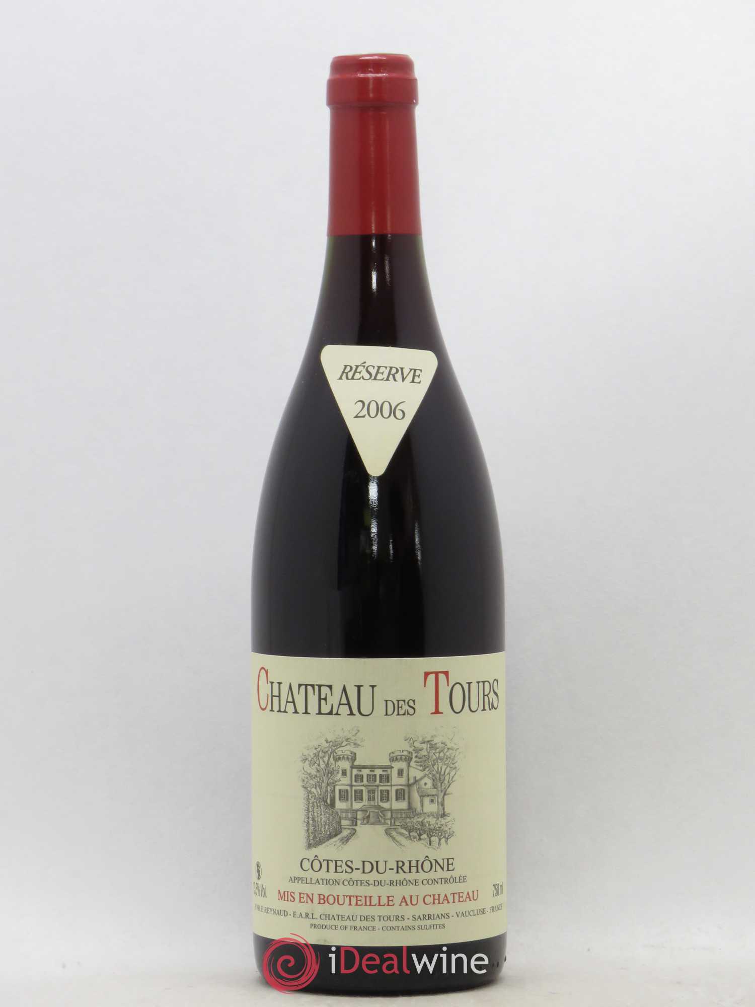 Côtes-du-Rhône Château des Tours Emmanuel Reynaud 2006 - Lot de 1 bouteille - 0