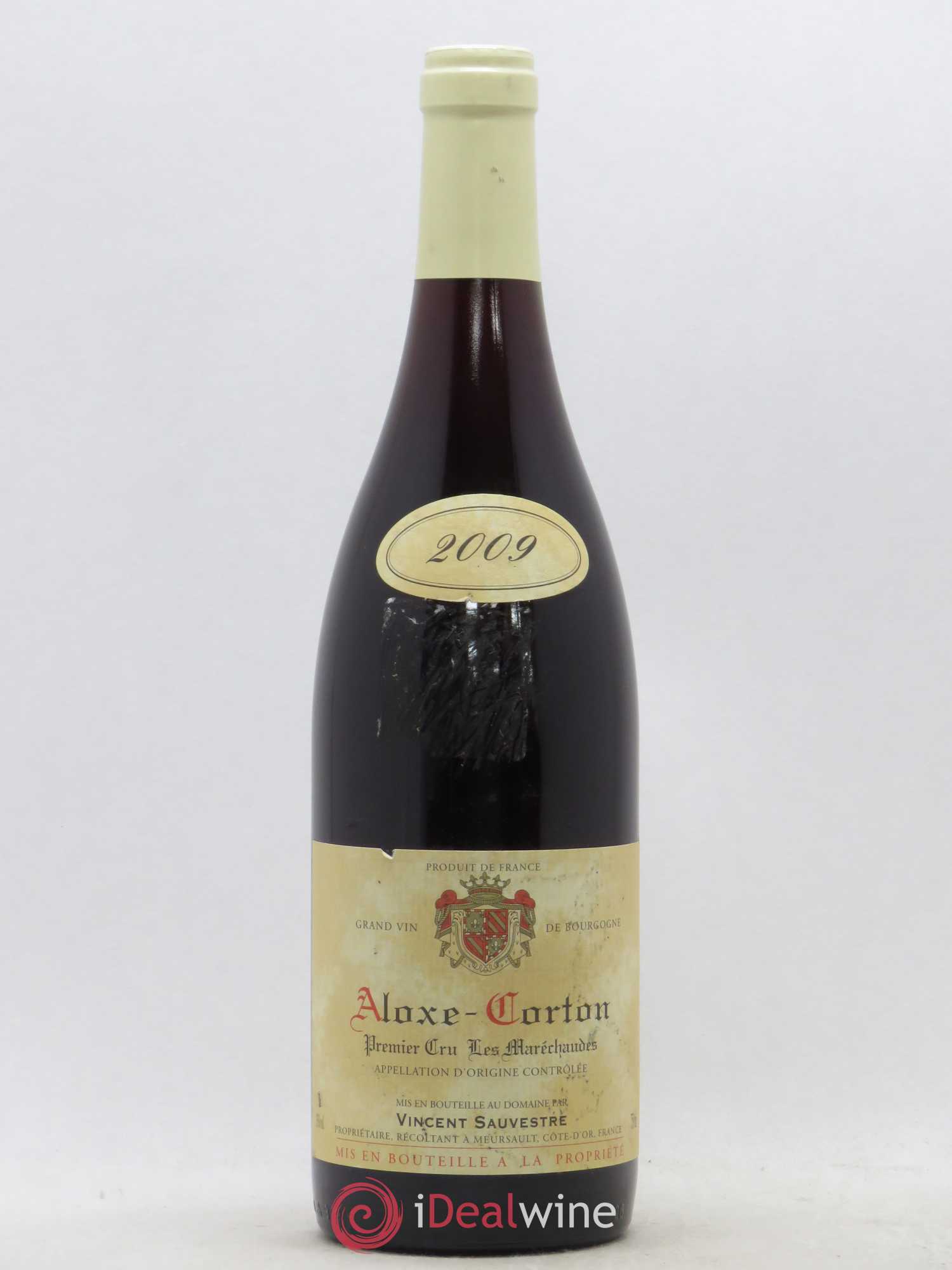 Aloxe-Corton 1er Cru Les Maréchaudes Vincent Sauvestre 2009 - Posten von 1 Flasche - 0