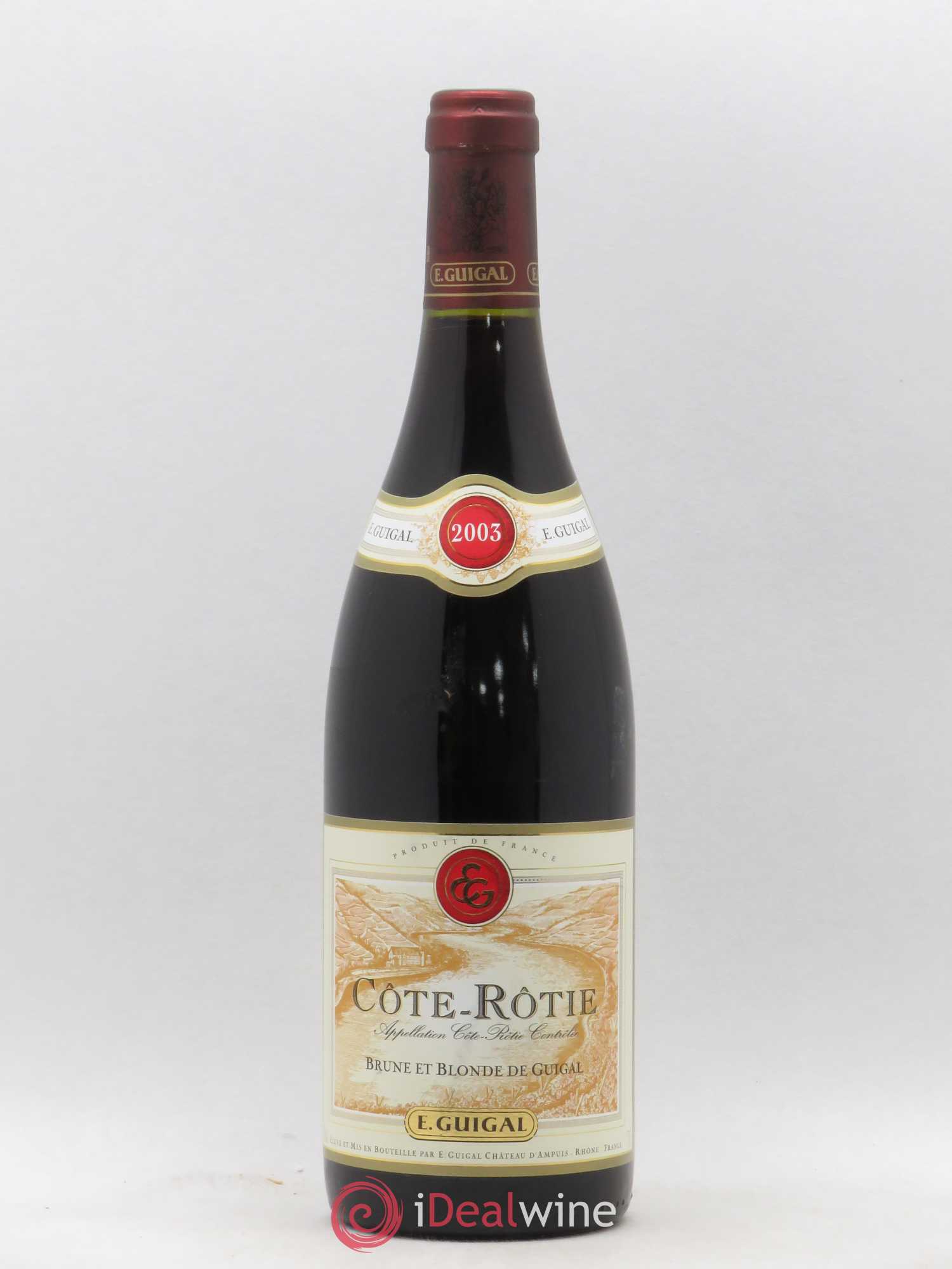 Côte-Rôtie Côtes Brune et Blonde Guigal 2003 - Lot de 1 bouteille - 0