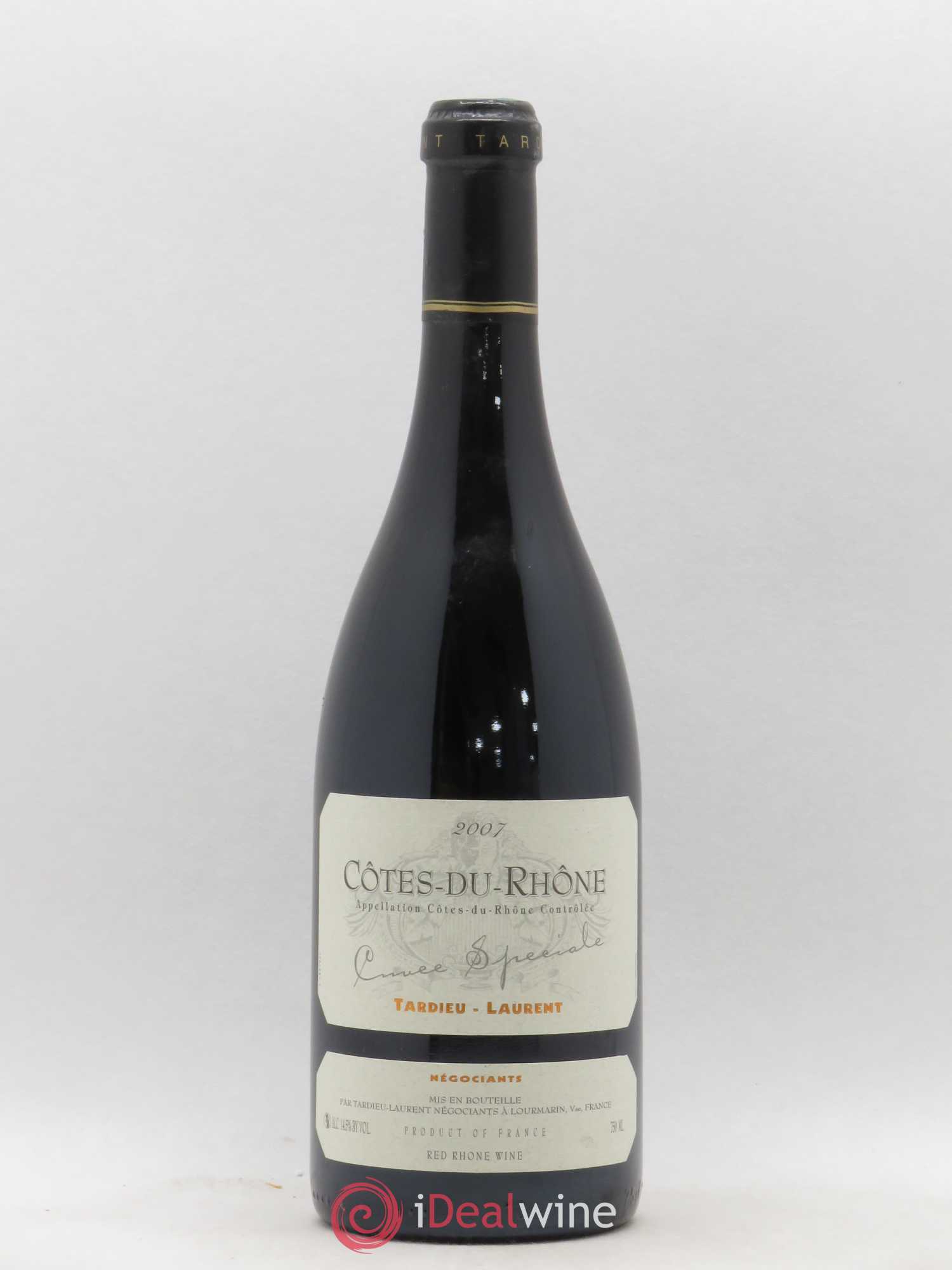 Côtes-du-Rhône Cuvée spéciale Maison Tardieu-Laurent (sans prix de réserve) 2007 - Lot de 1 bouteille - 0