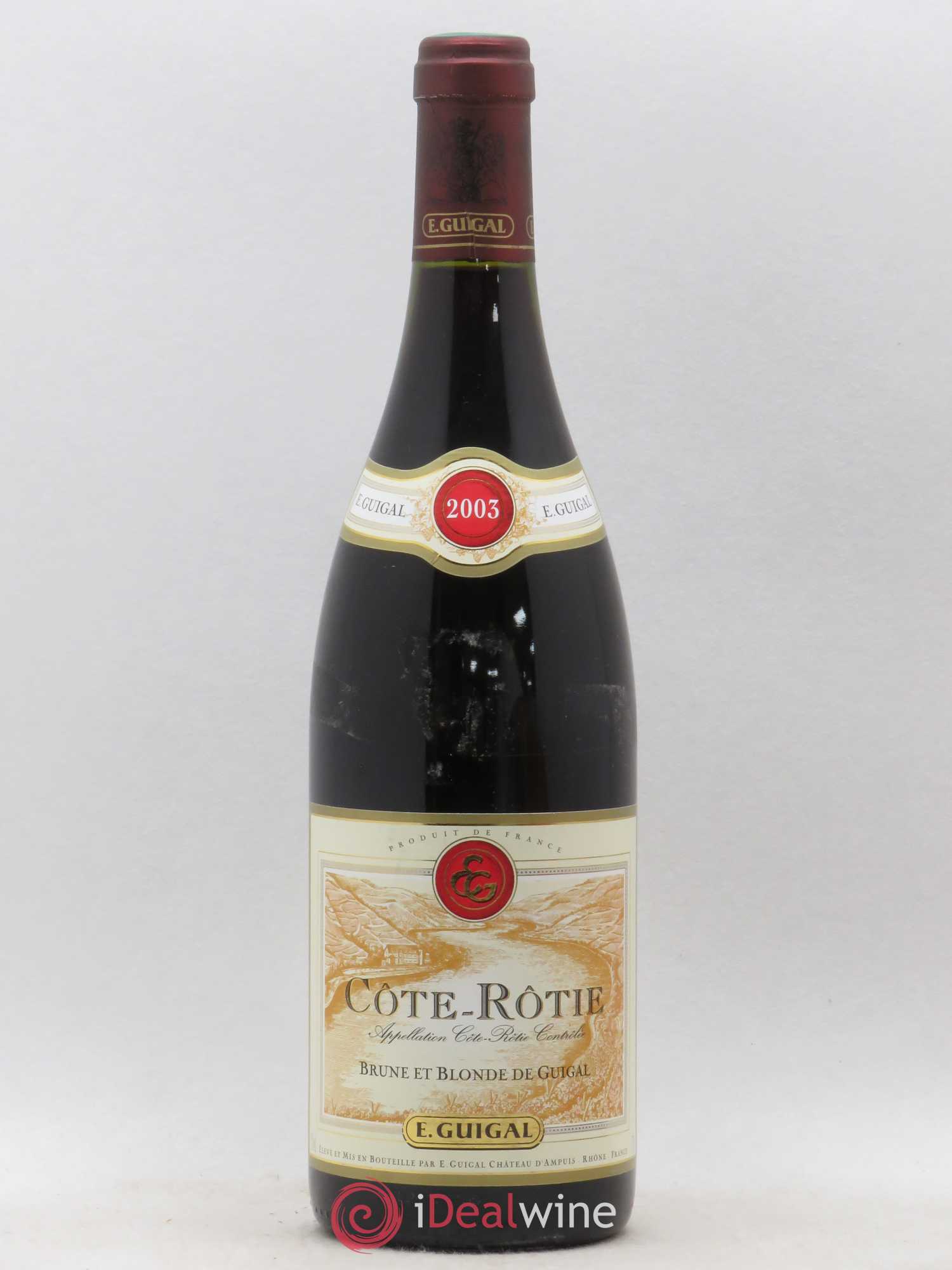 Côte-Rôtie Côtes Brune et Blonde Guigal 2003 - Lot de 1 bouteille - 0