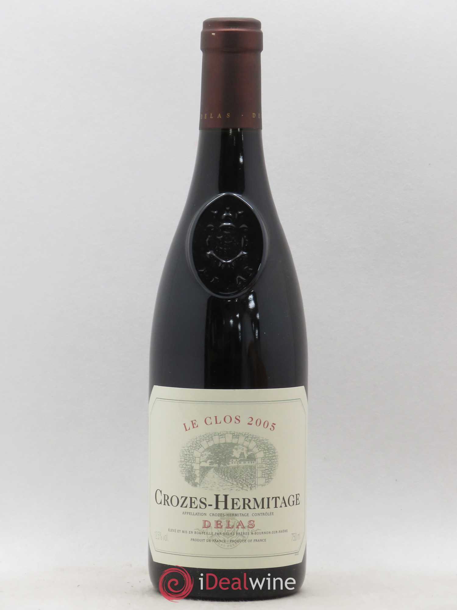 Crozes-Hermitage Le Clos Delas Frères (senza prezzo di riserva) 2005 - Lotto di 1 bottiglia - 0