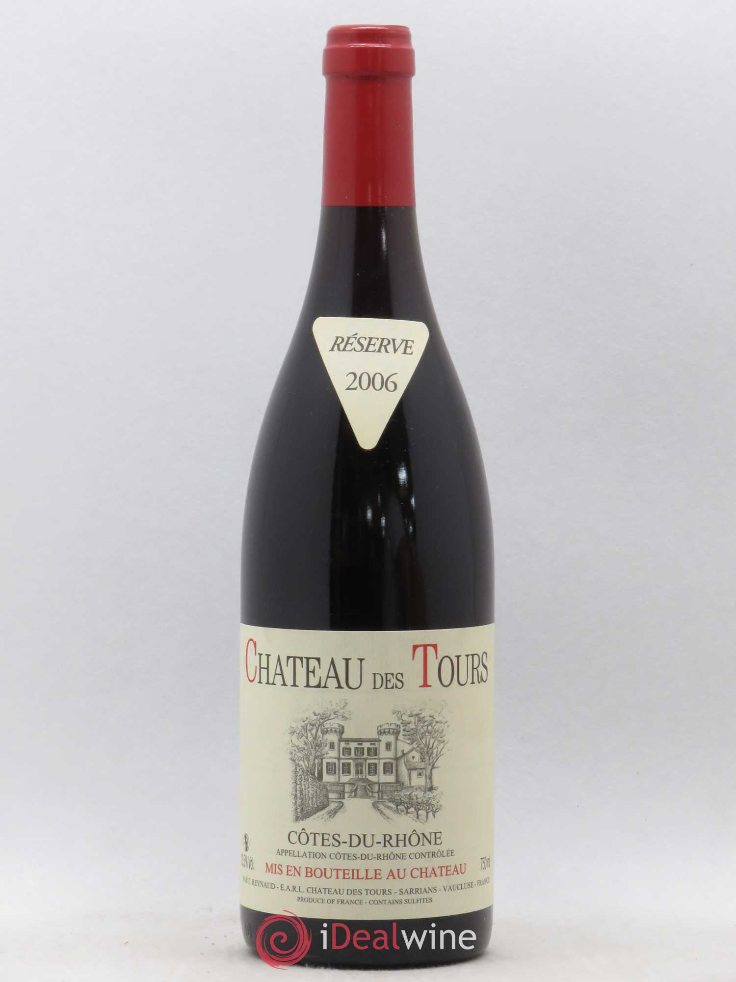 Côtes-du-Rhône Château des Tours Emmanuel Reynaud 2006 - Lot de 1 bouteille - 0