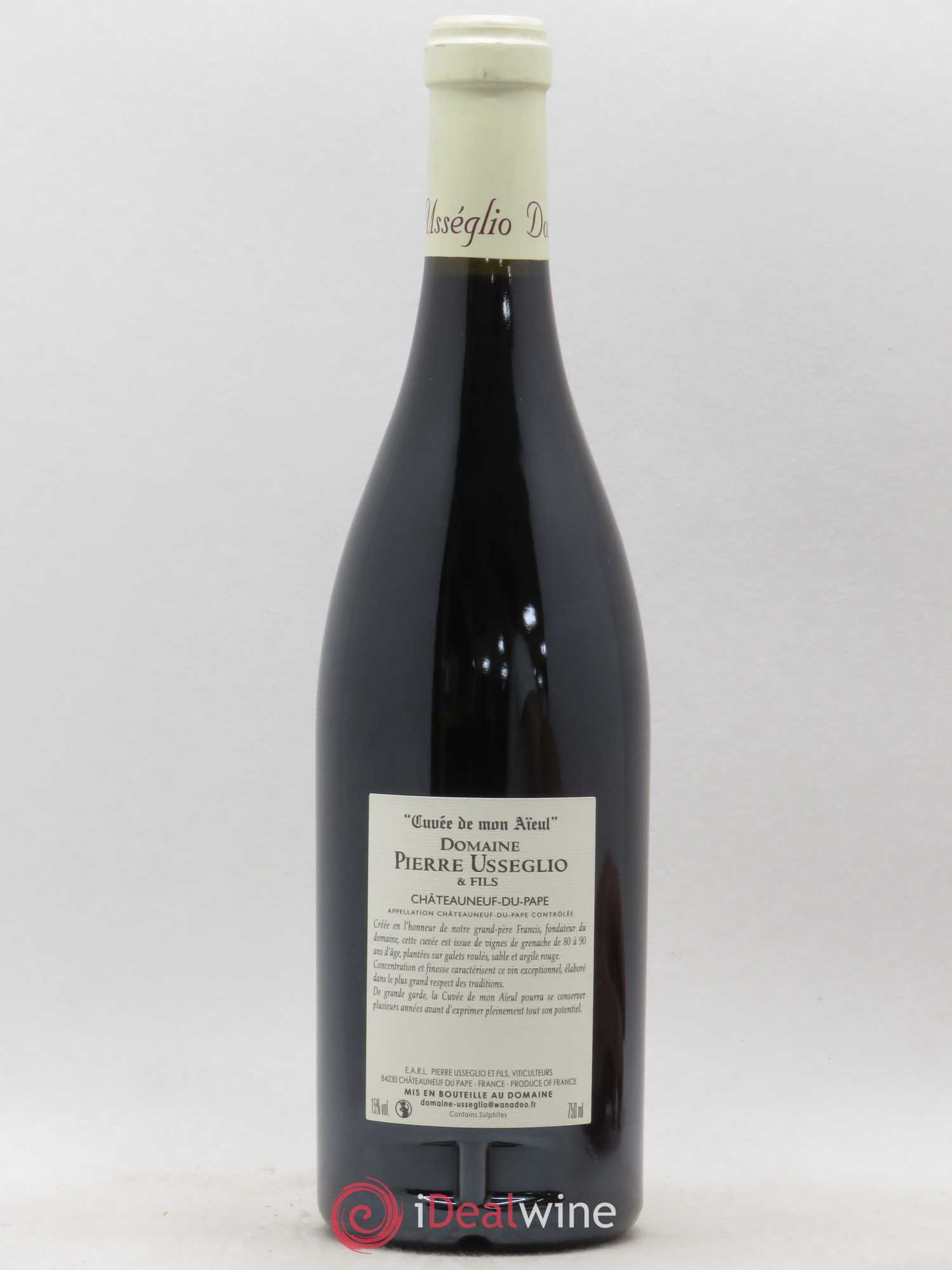 Châteauneuf-du-Pape Cuvée de mon Aïeul Pierre Usseglio & Fils 2005 - Lot de 1 bouteille - 1