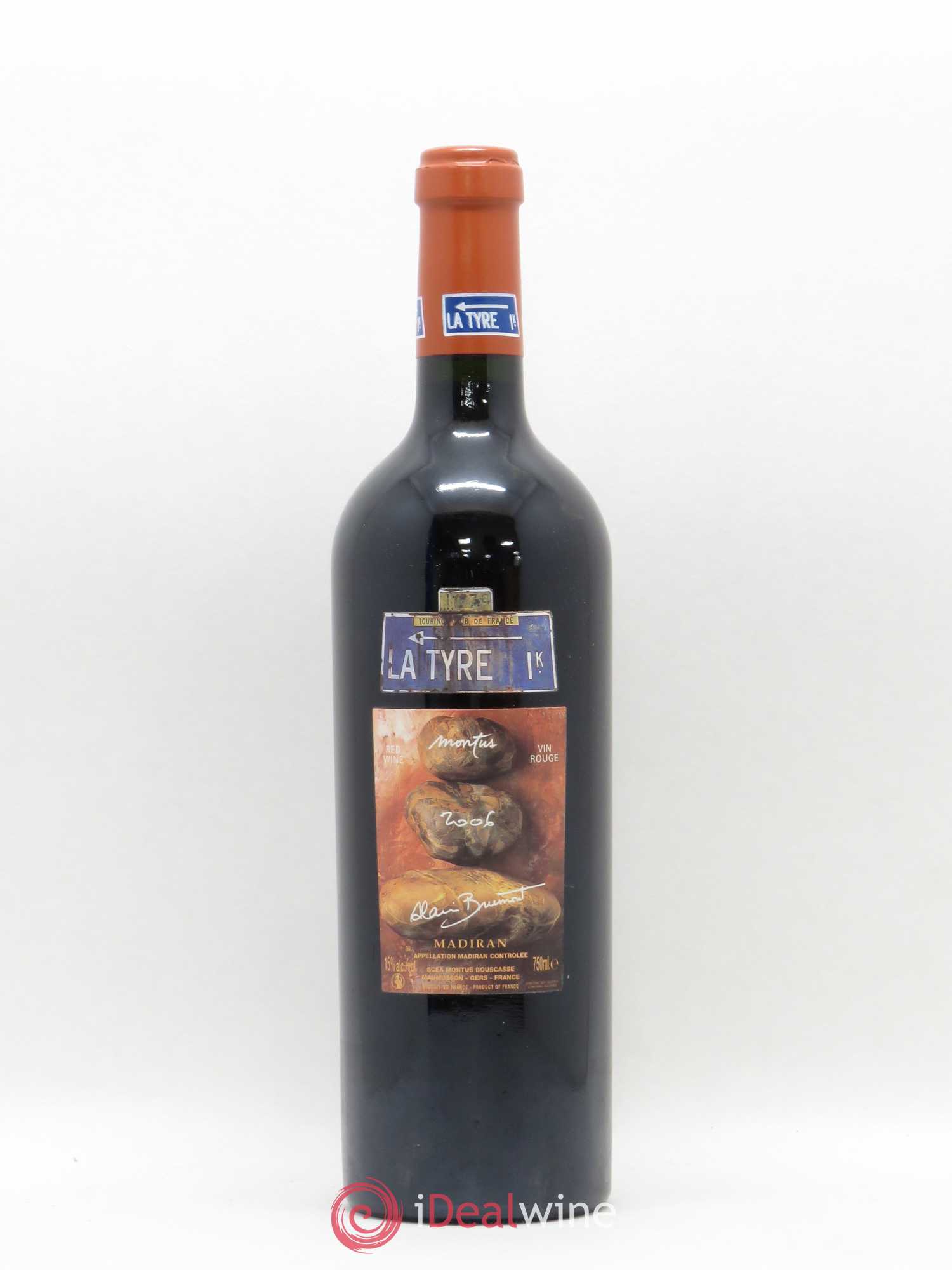 Madiran Château Montus-La Tyre Alain Brumont 2006 - Lot de 1 bouteille - 0
