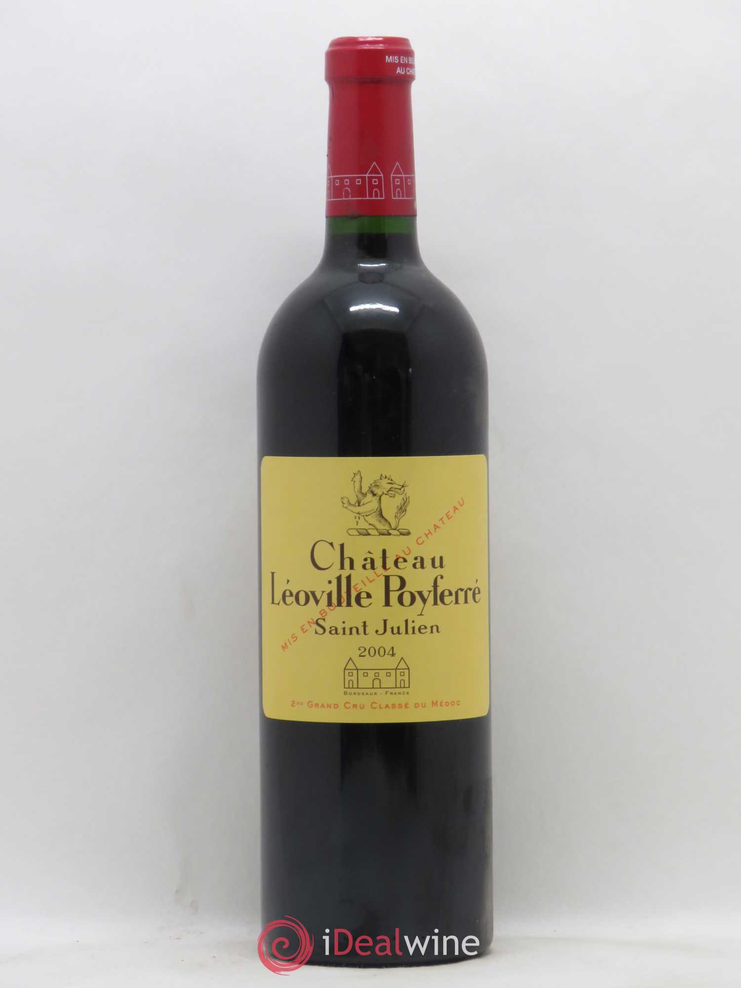 Château Léoville Poyferré 2ème Grand Cru Classé 2004 - Lot de 1 bouteille - 0